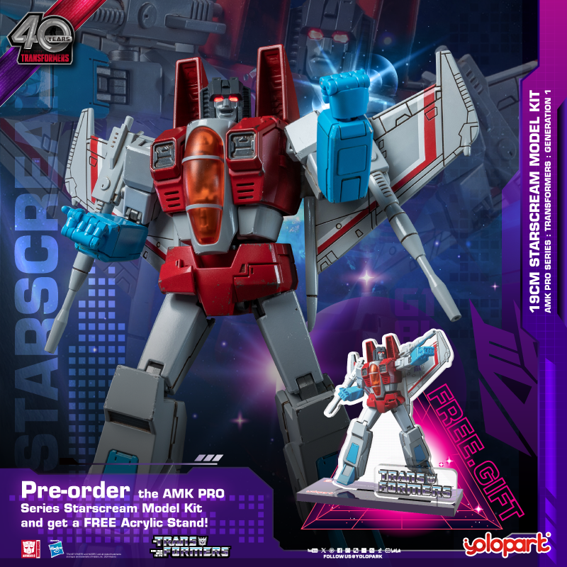 【Pre-order】Transformers: Generation 1 - 20cm Starscream Model Kit - AMK PRO Series