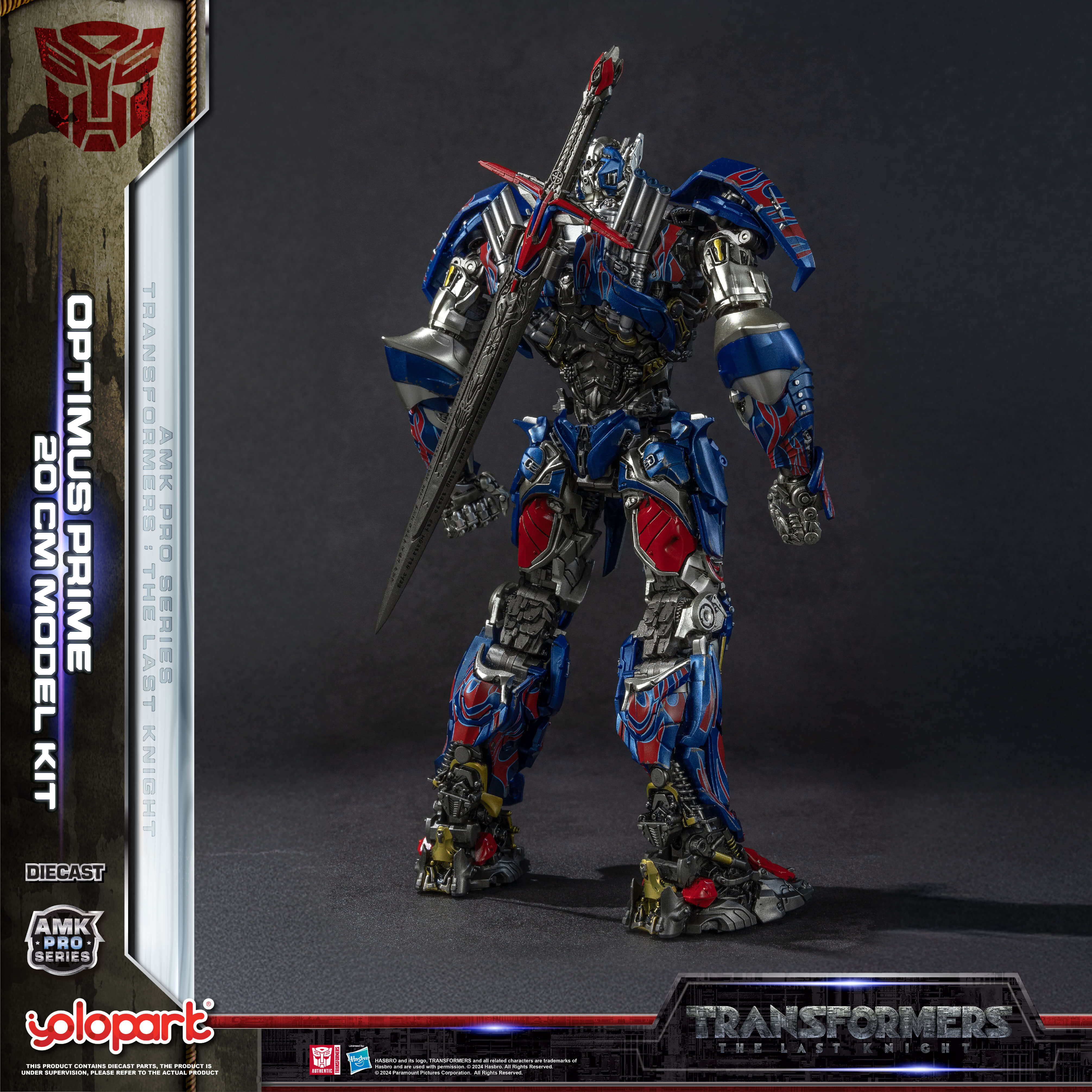 Transformers The Last Knight - 20cm Optimus Prime Model Kit - AMK PRO Series