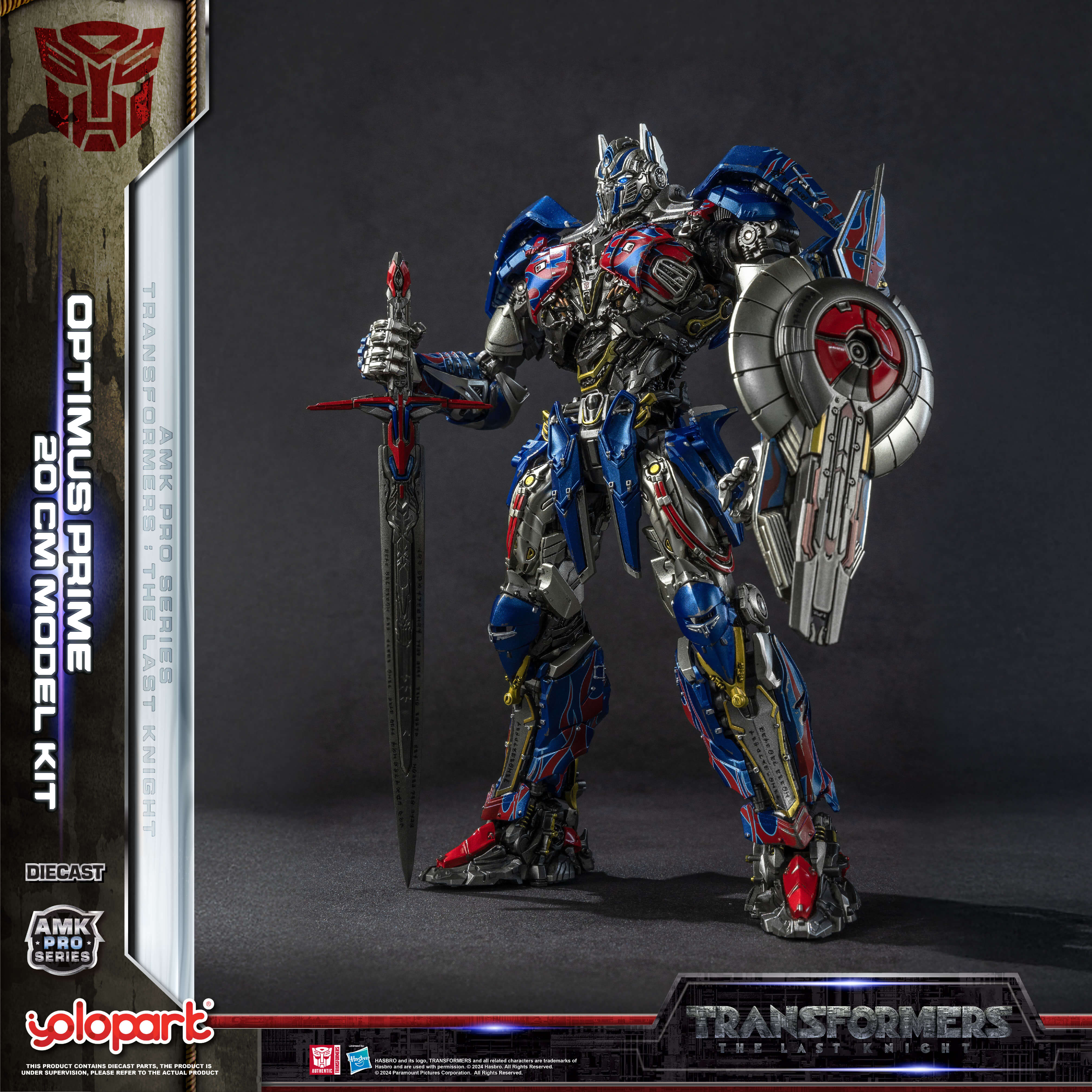 Transformers The Last Knight - 20cm Optimus Prime Model Kit - AMK PRO Series