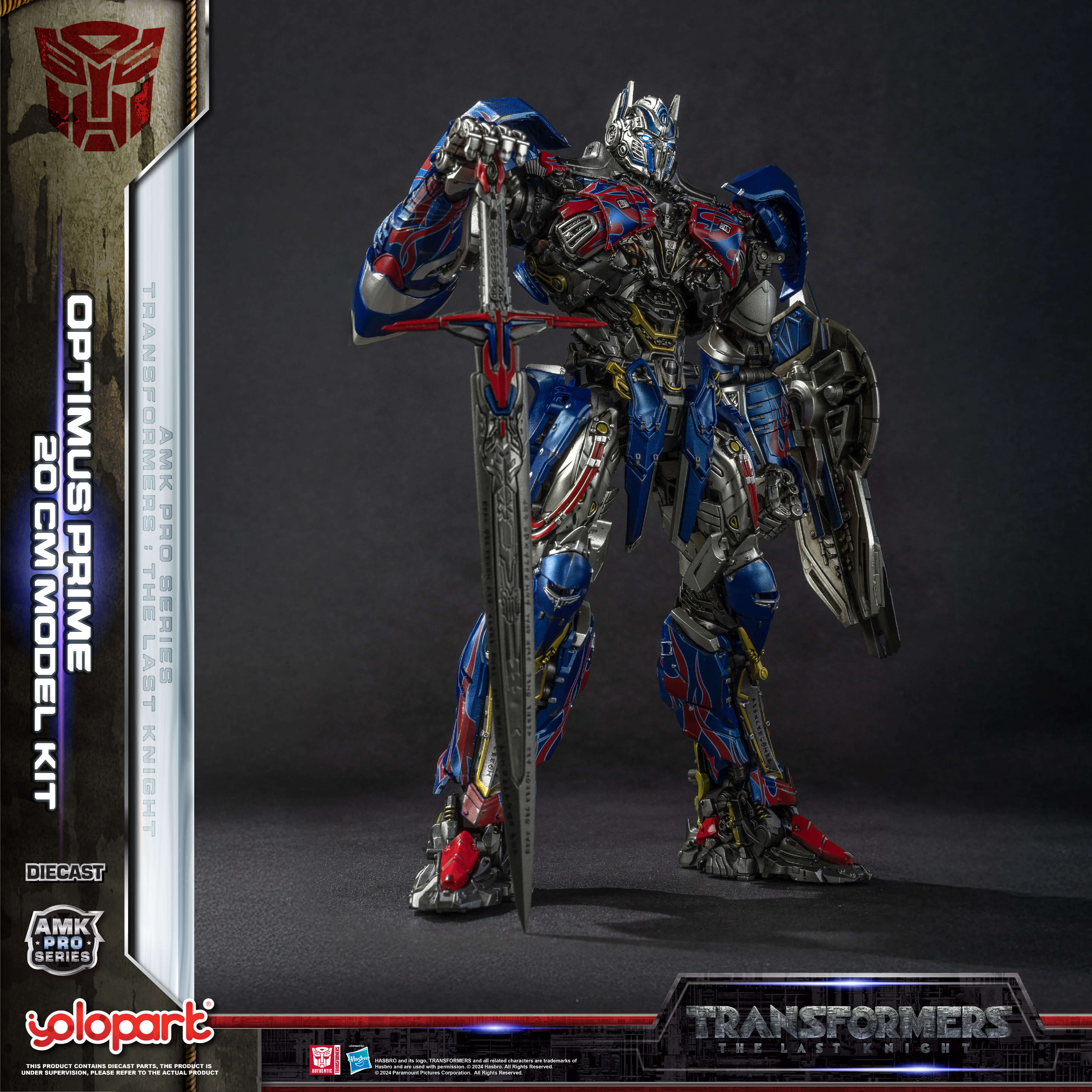 Transformers The Last Knight - 20cm Optimus Prime Model Kit - AMK PRO Series