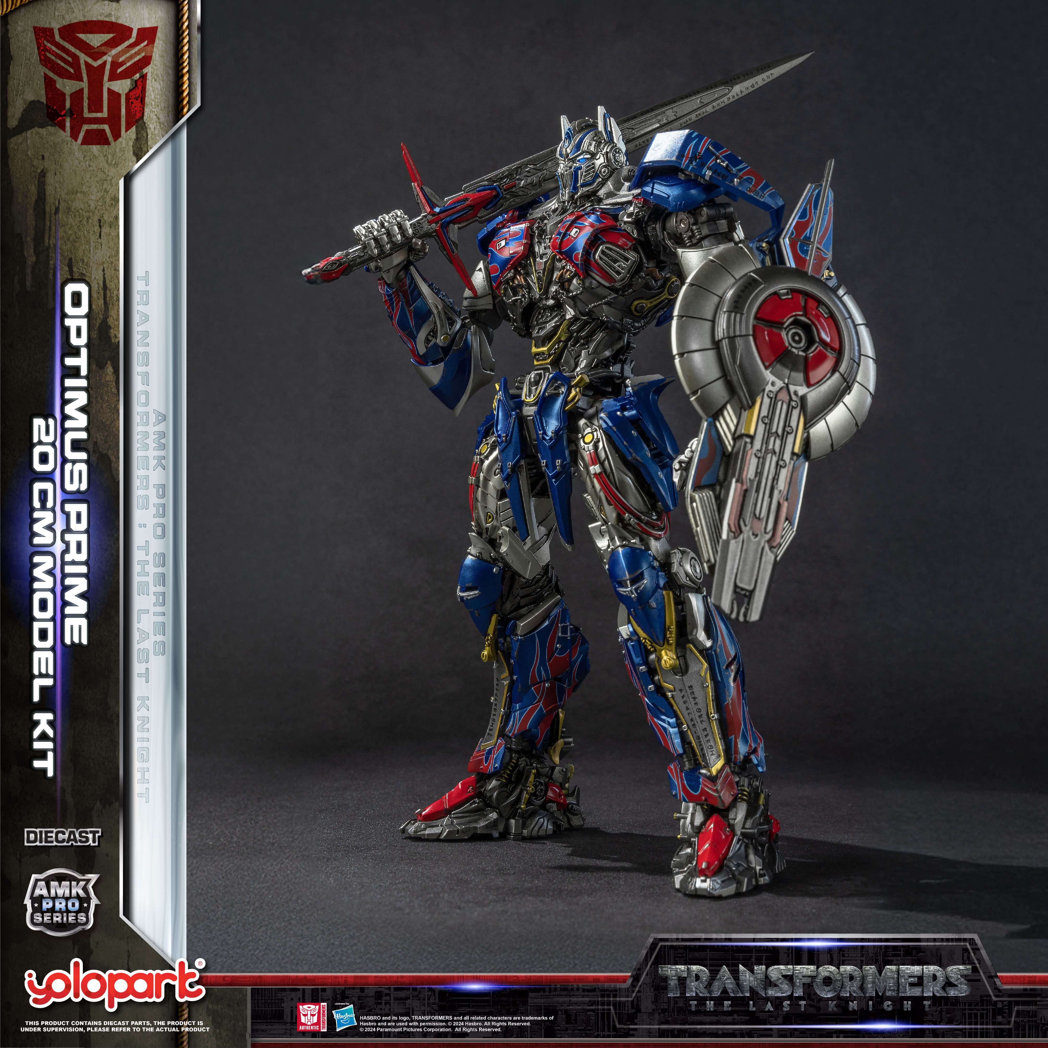 Transformers The Last Knight - 20cm Optimus Prime Model Kit - AMK PRO Series