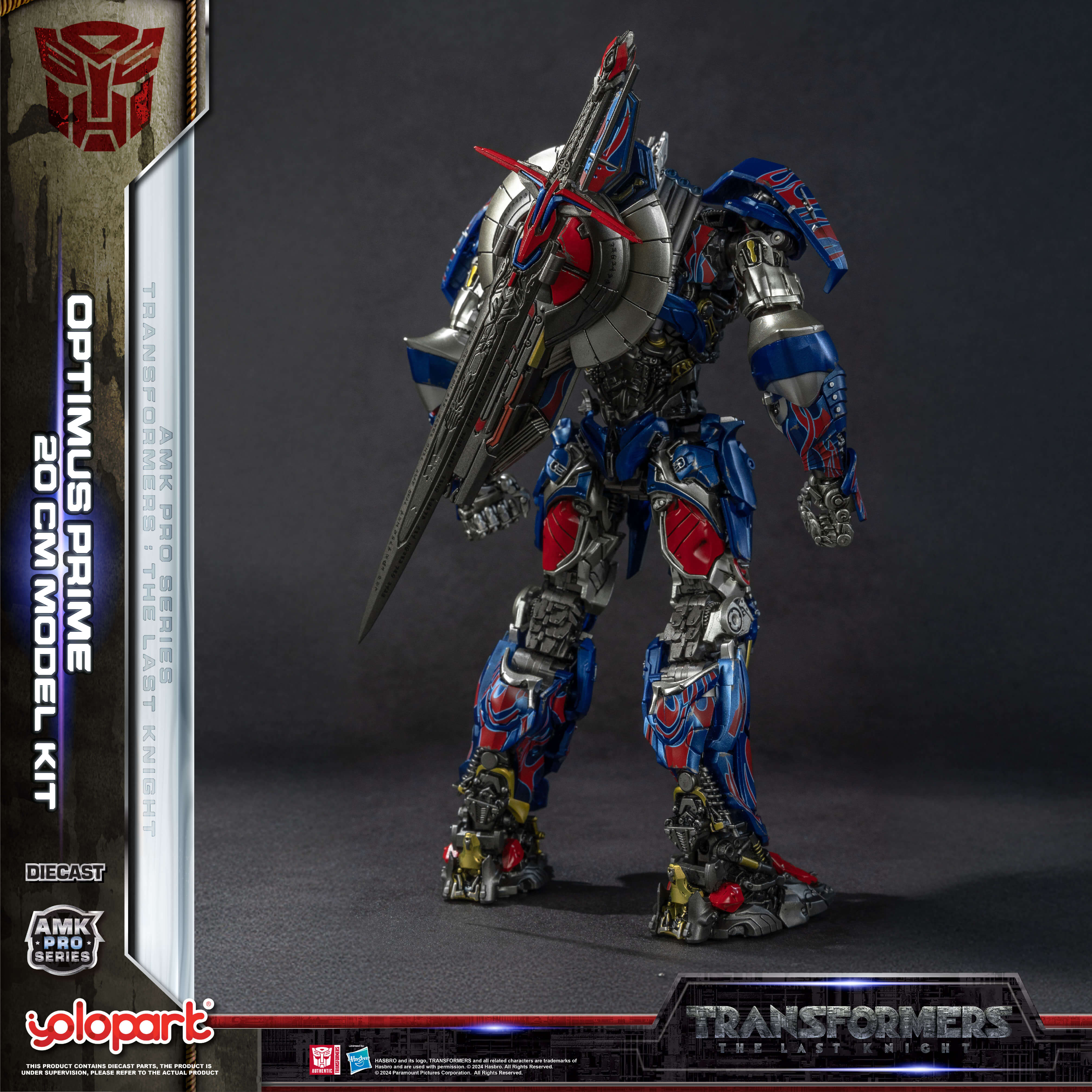 Transformers The Last Knight - 20cm Optimus Prime Model Kit - AMK PRO Series