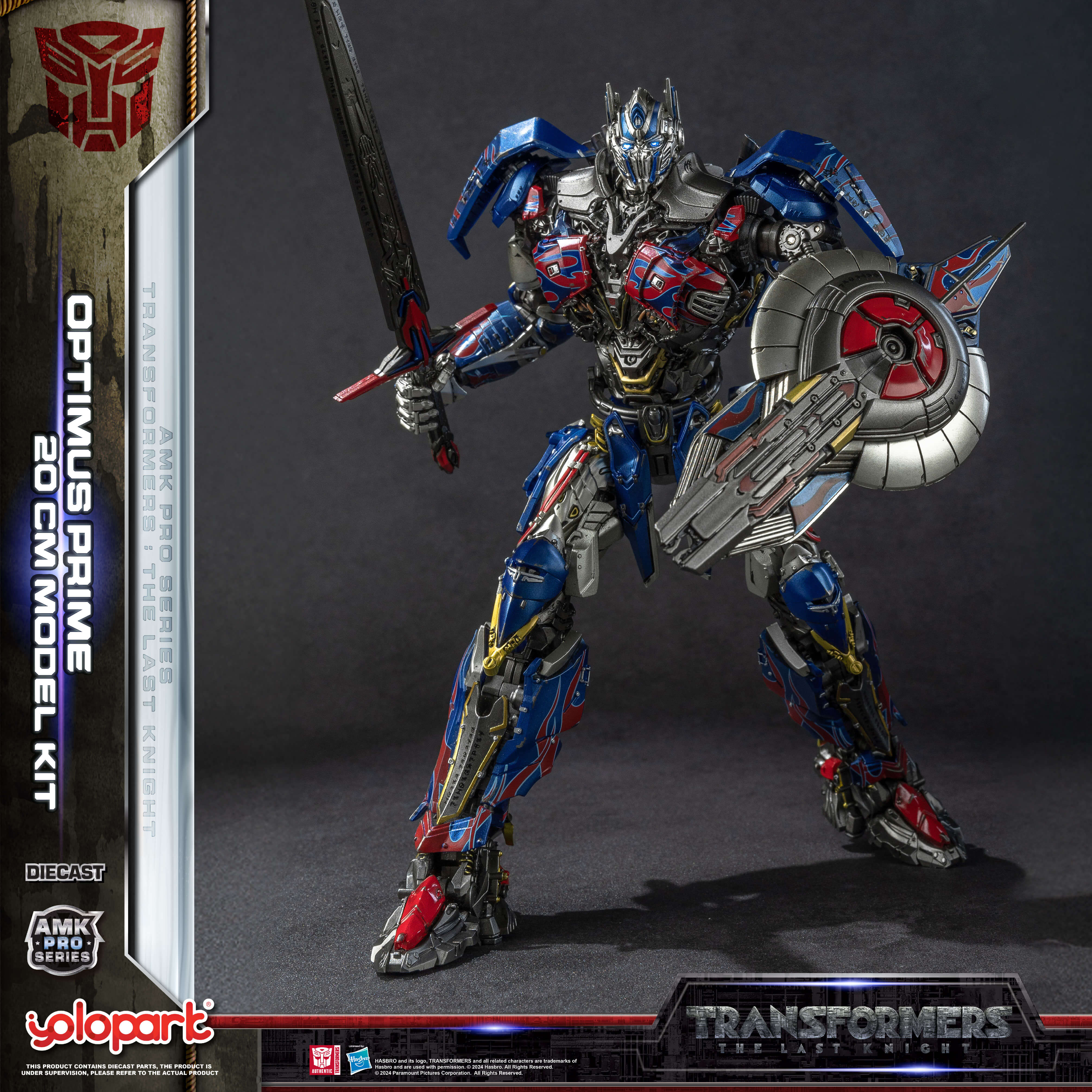 Transformers The Last Knight - 20cm Optimus Prime Model Kit - AMK PRO Series