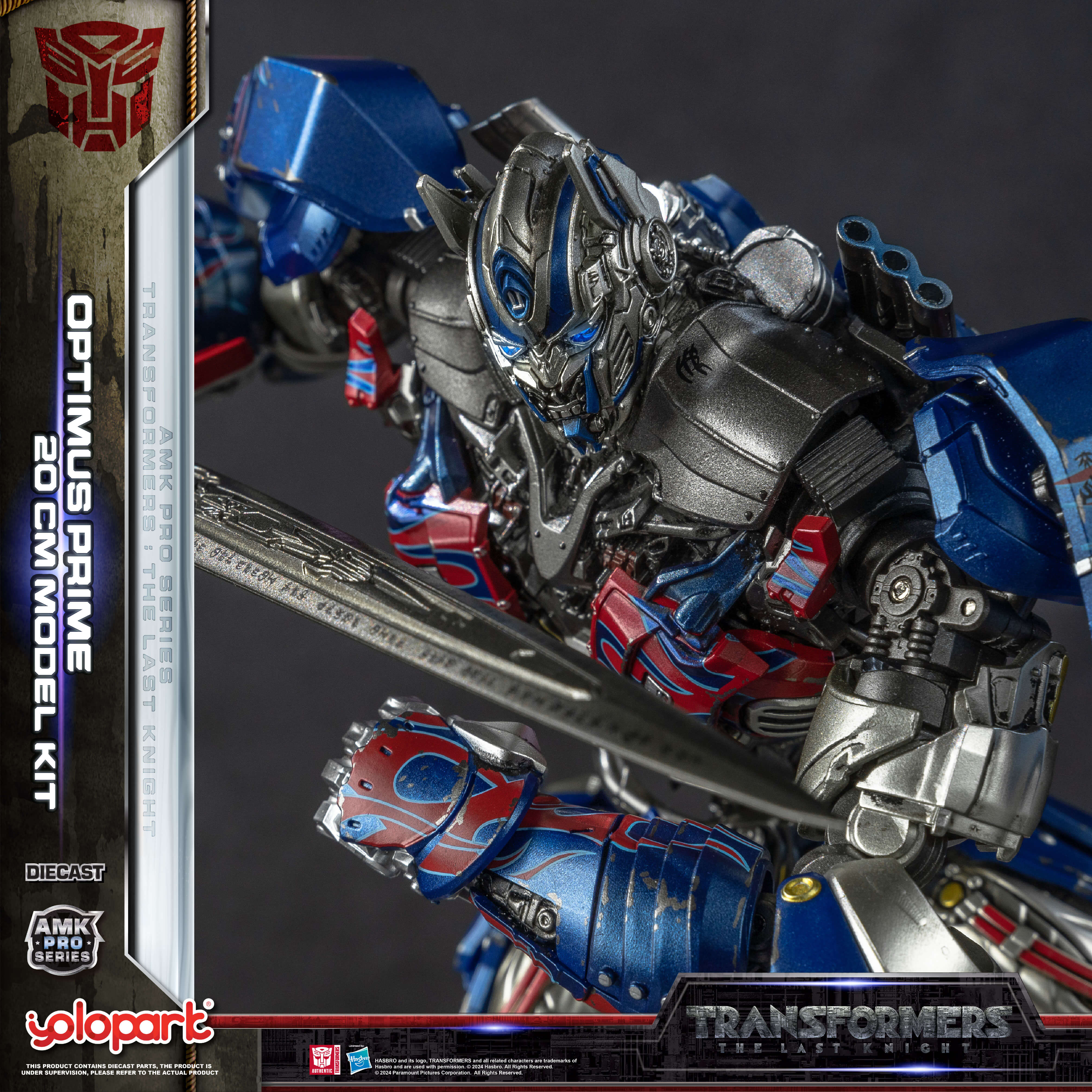 Transformers The Last Knight - 20cm Optimus Prime Model Kit - AMK PRO Series