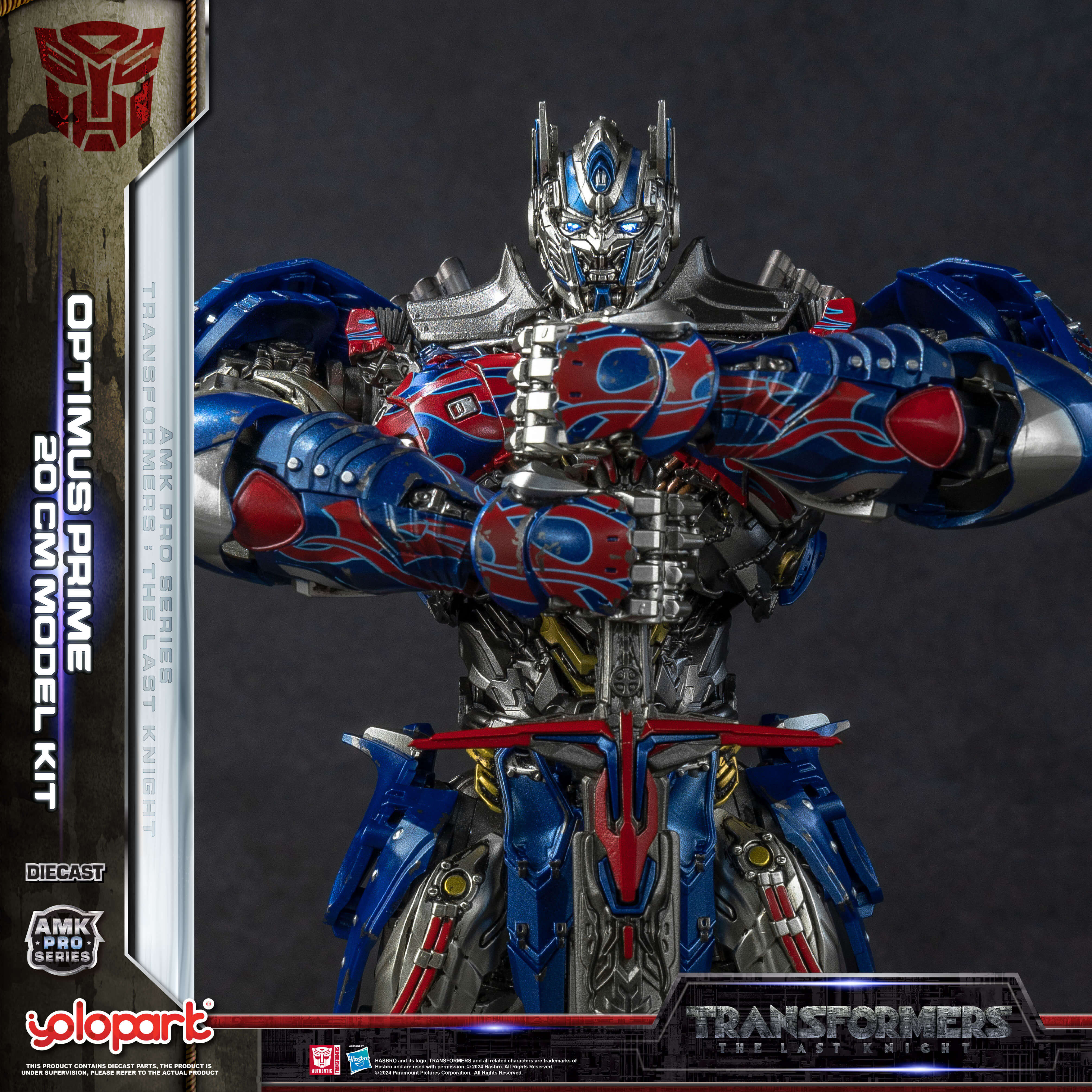 Transformers The Last Knight - 20cm Optimus Prime Model Kit - AMK PRO Series