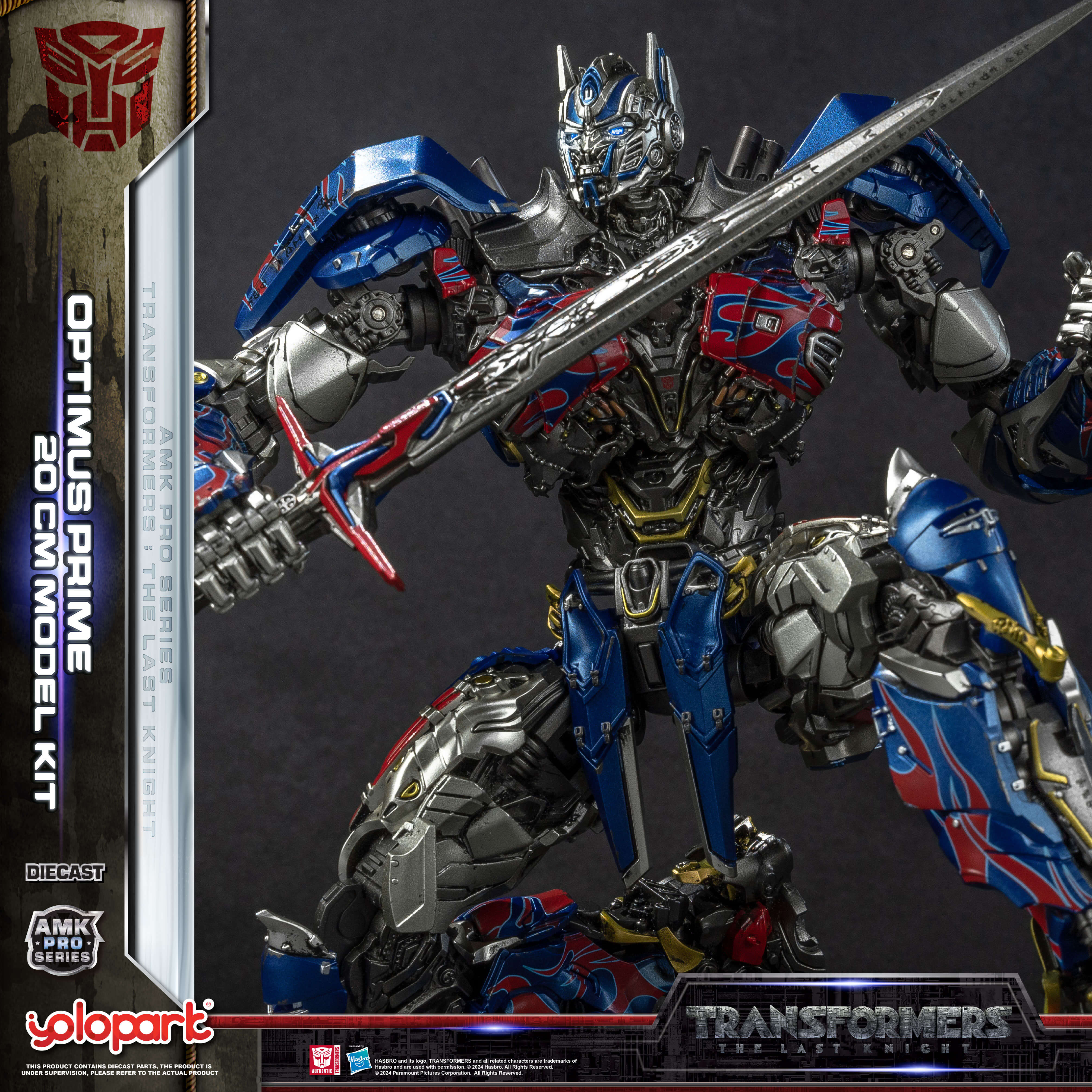 Transformers The Last Knight - 20cm Optimus Prime Model Kit - AMK PRO Series