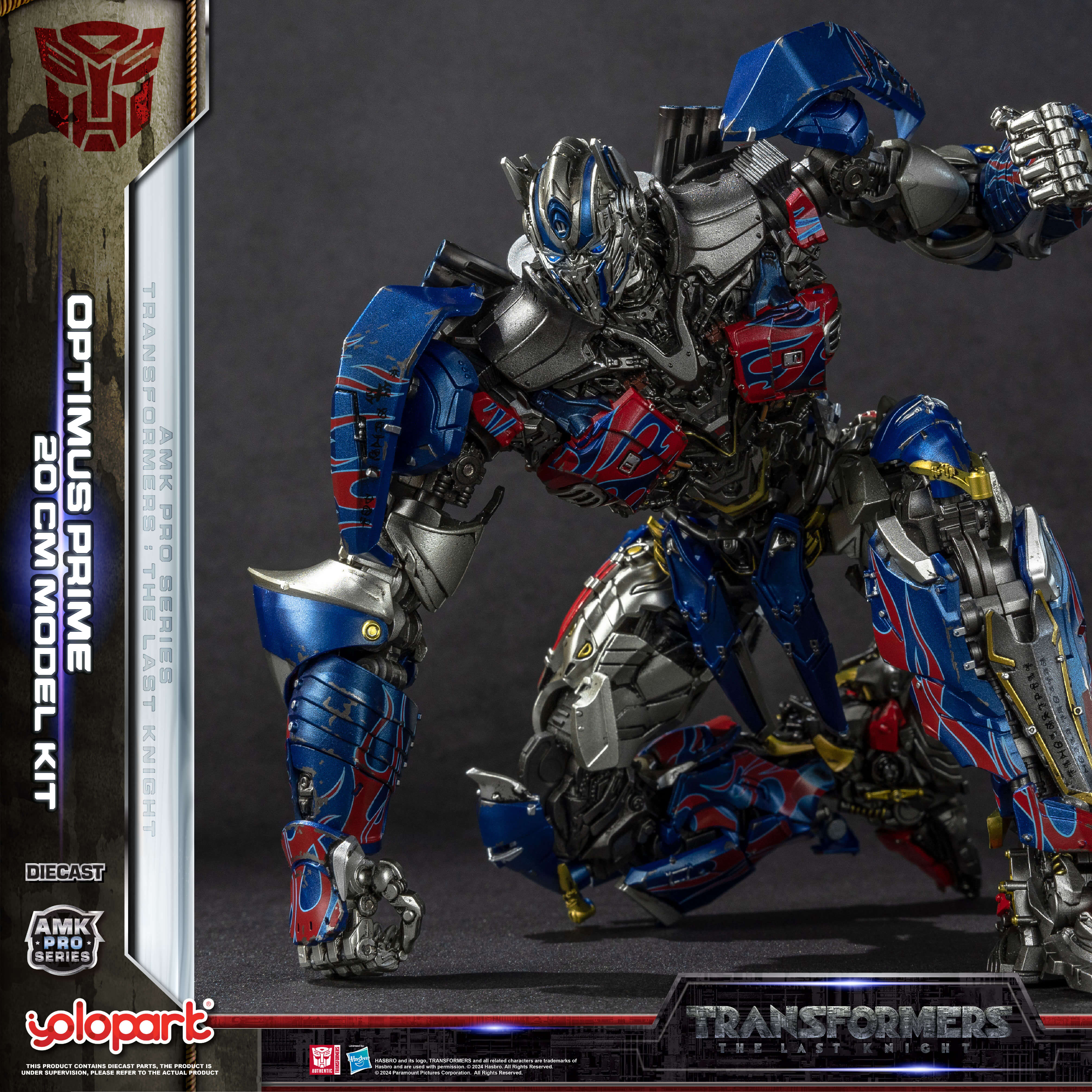 Transformers The Last Knight - 20cm Optimus Prime Model Kit - AMK PRO Series