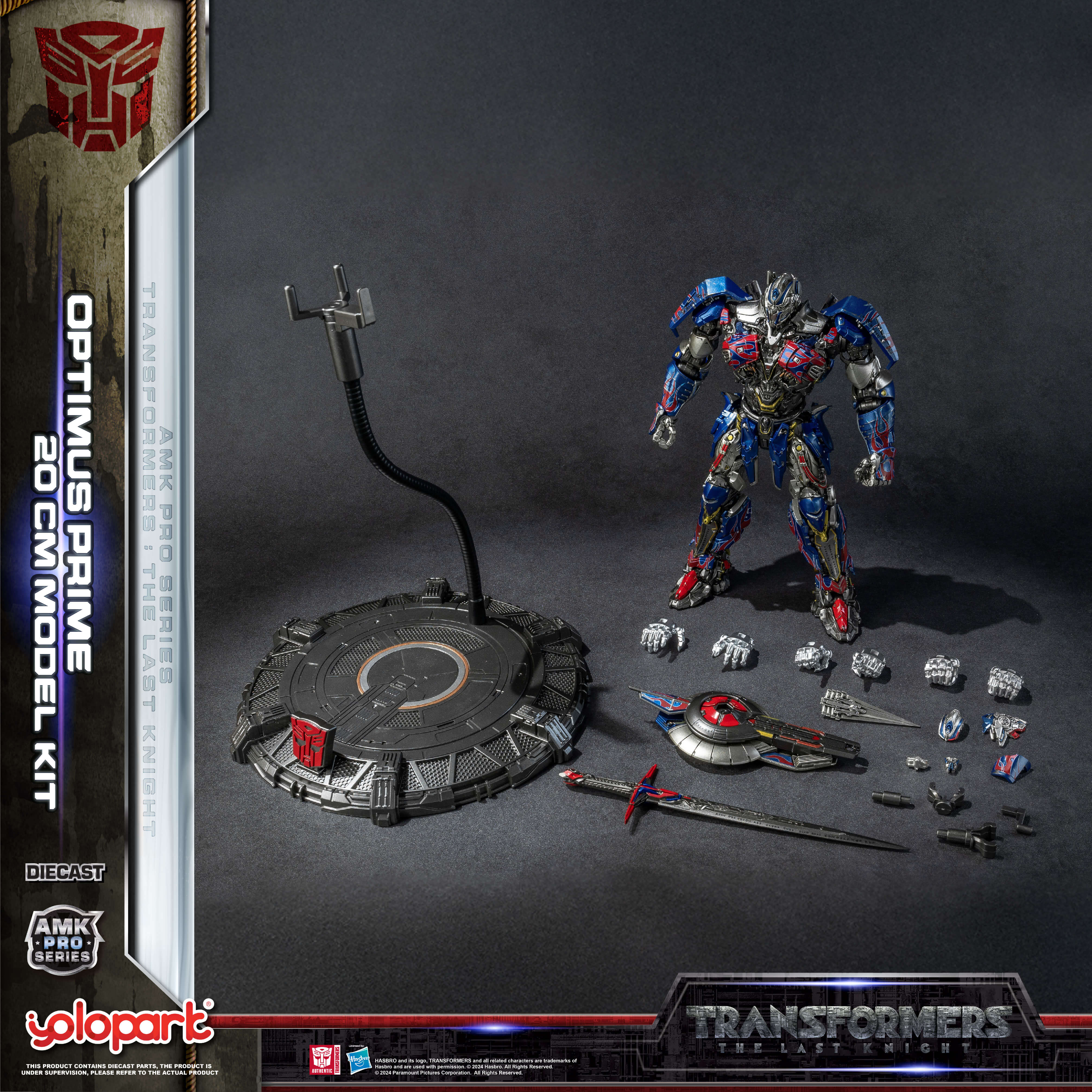 Transformers The Last Knight - 20cm Optimus Prime Model Kit - AMK PRO Series