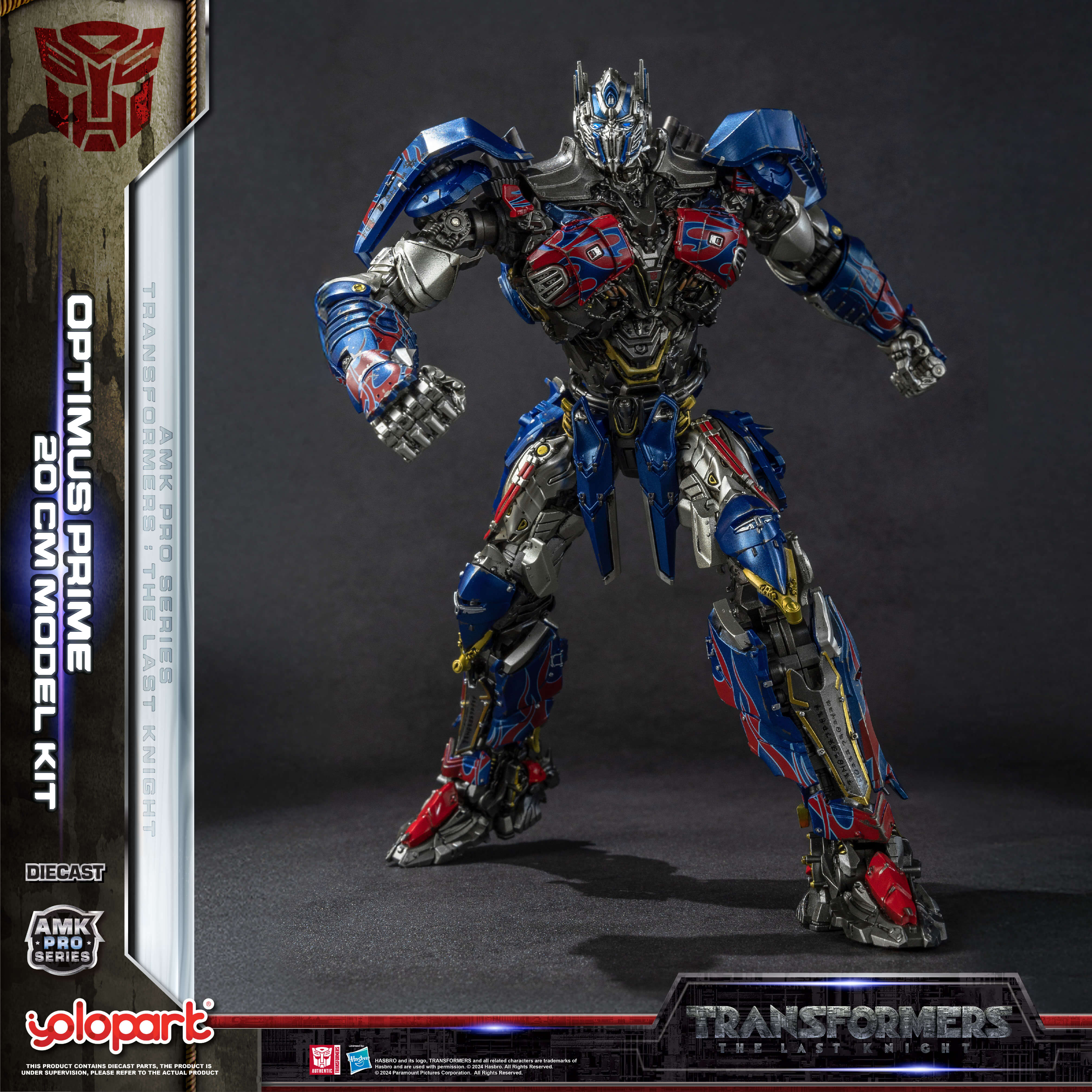 Transformers The Last Knight - 20cm Optimus Prime Model Kit - AMK PRO Series