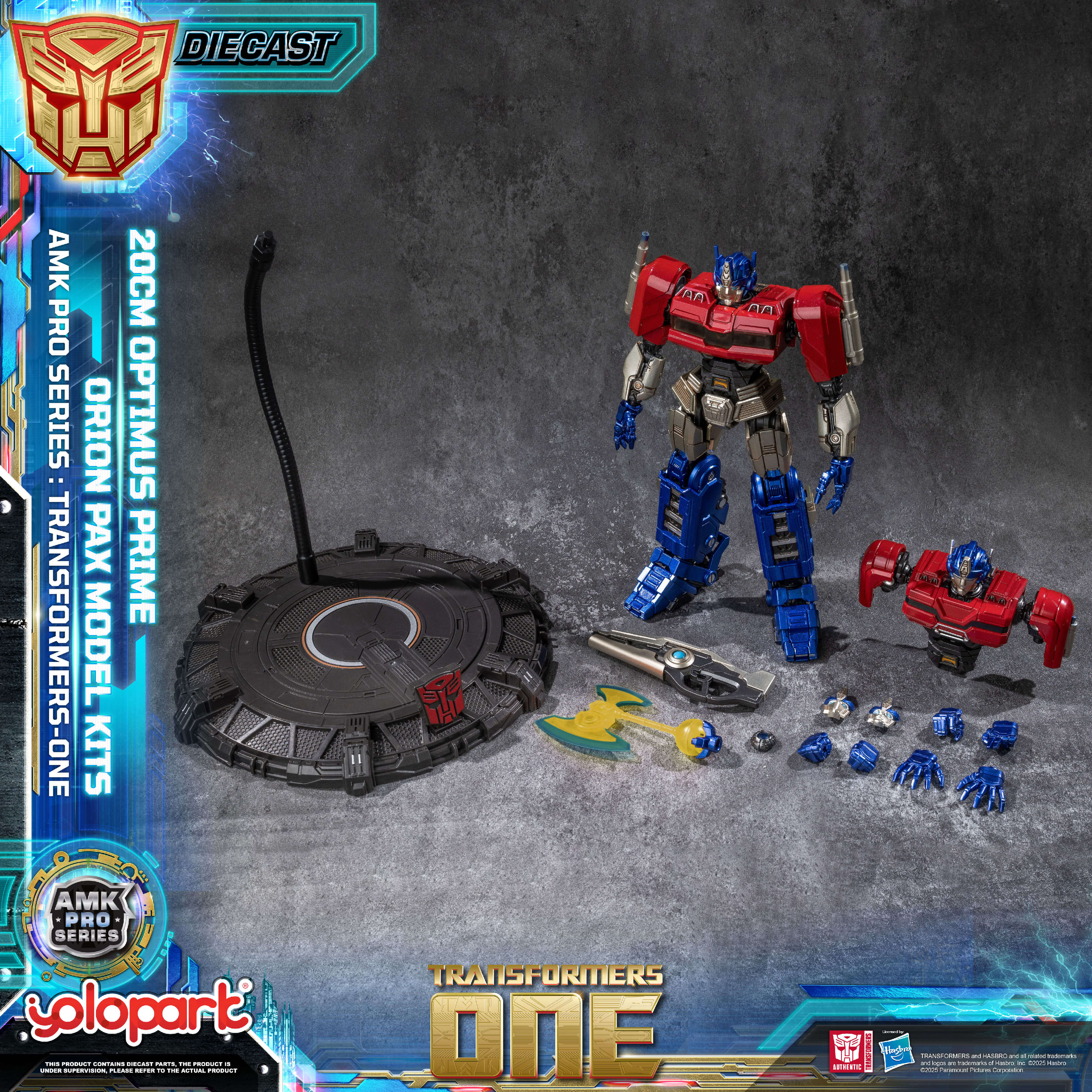 Transformers ONE - Final Form Optimus Prime/Orion Pax Model Kit - AMK PRO Series