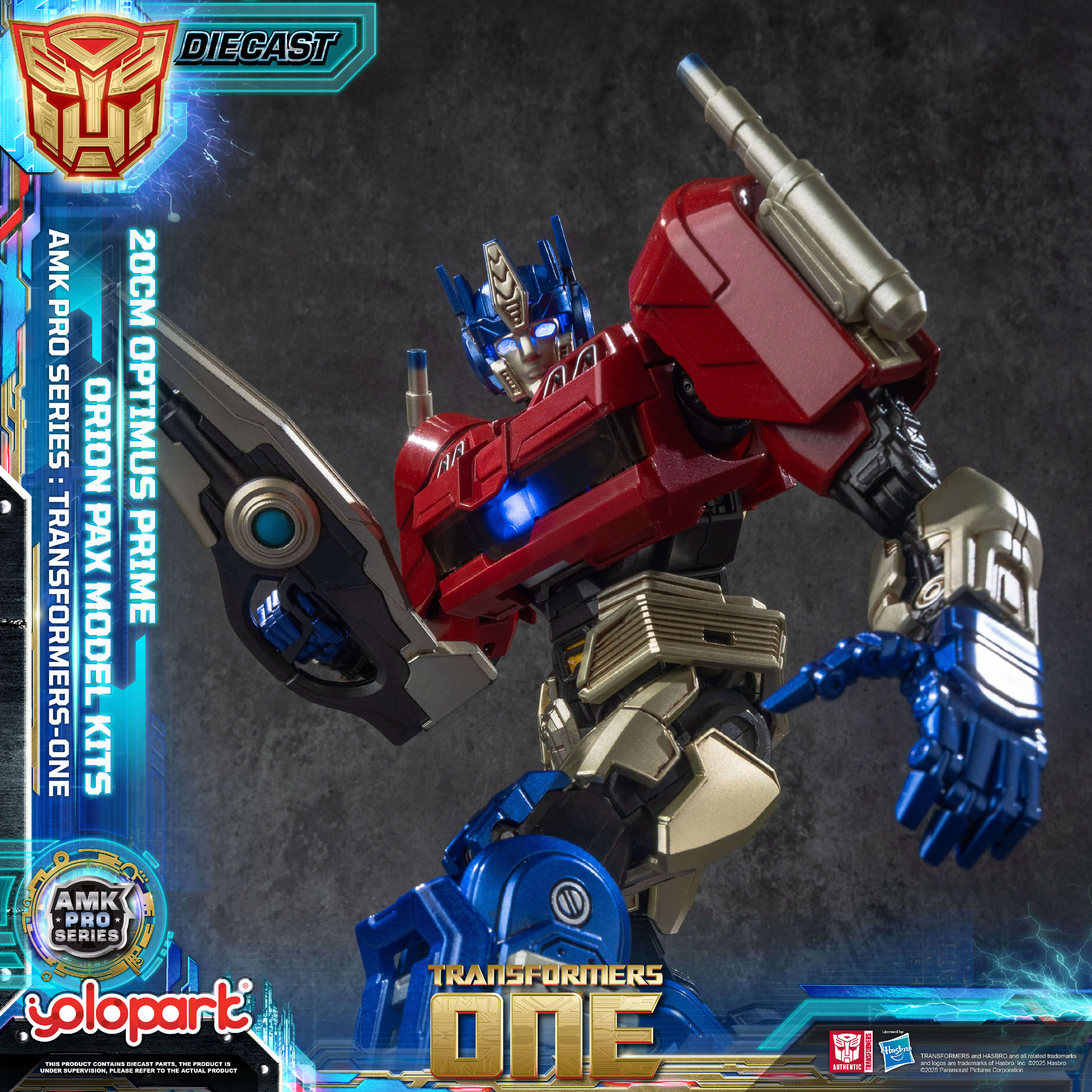 Transformers ONE - Final Form Optimus Prime/Orion Pax Model Kit - AMK PRO Series