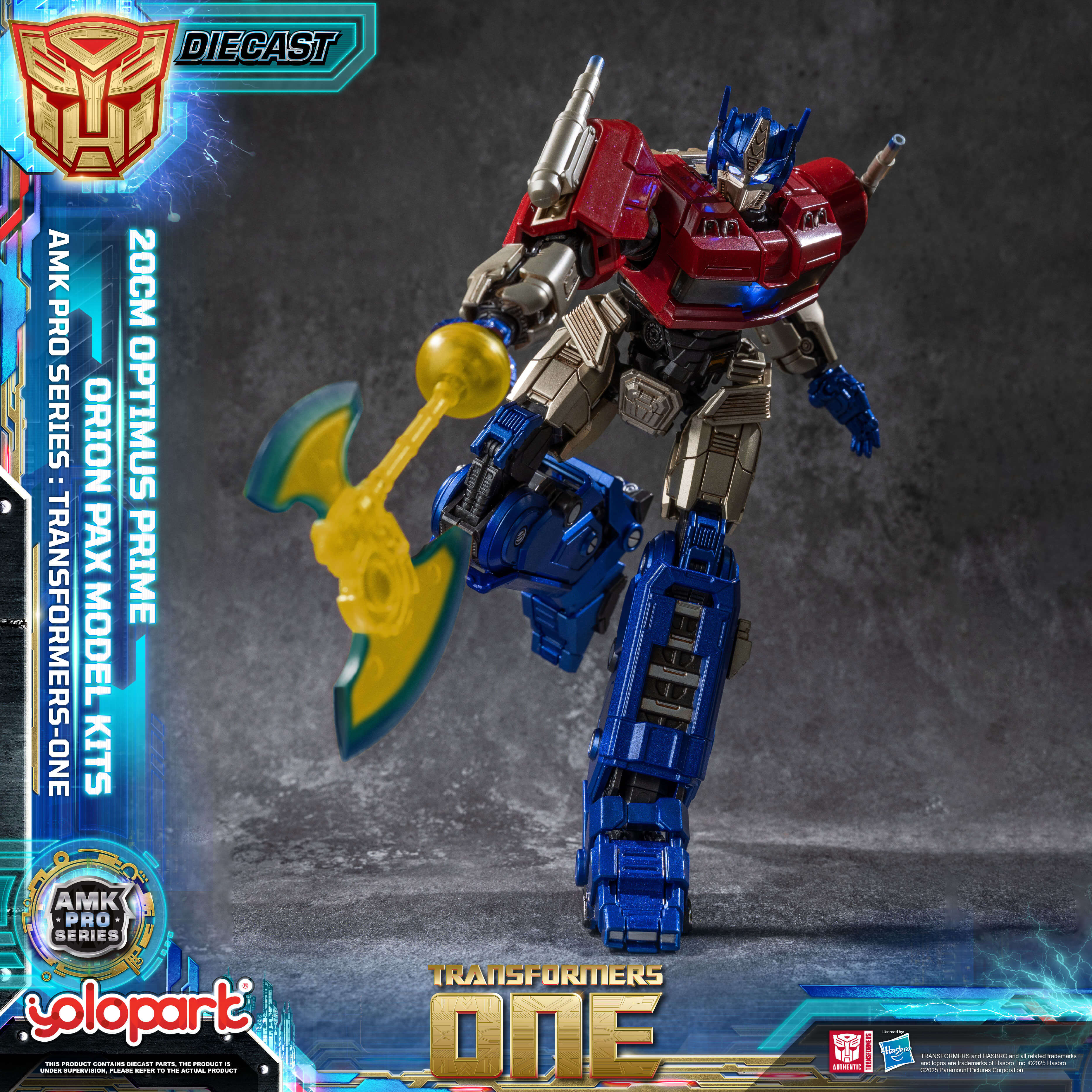 Transformers ONE - Final Form Optimus Prime/Orion Pax Model Kit - AMK PRO Series