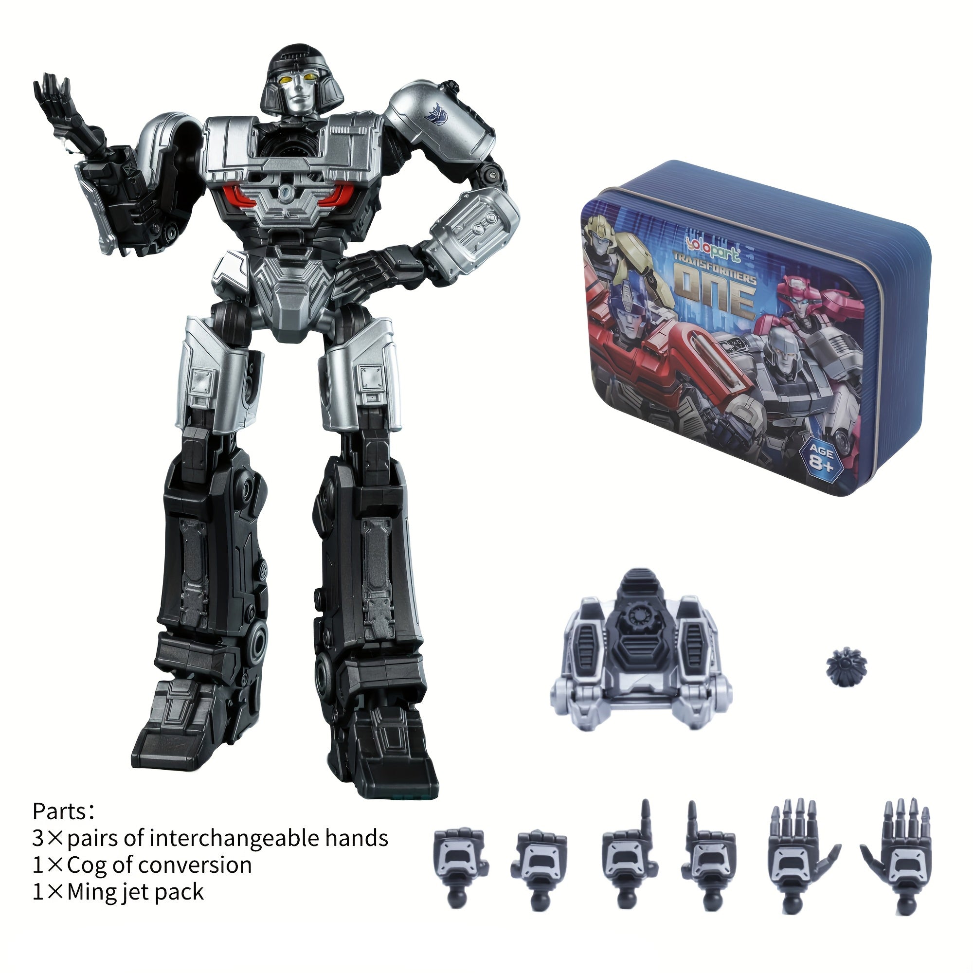 Transformers ONE - Cog-Less Mode 4-Pack Pre-assembled Toy - AMK Series (Optimus Prime, Megatron, Elita-1, Bumblebee)