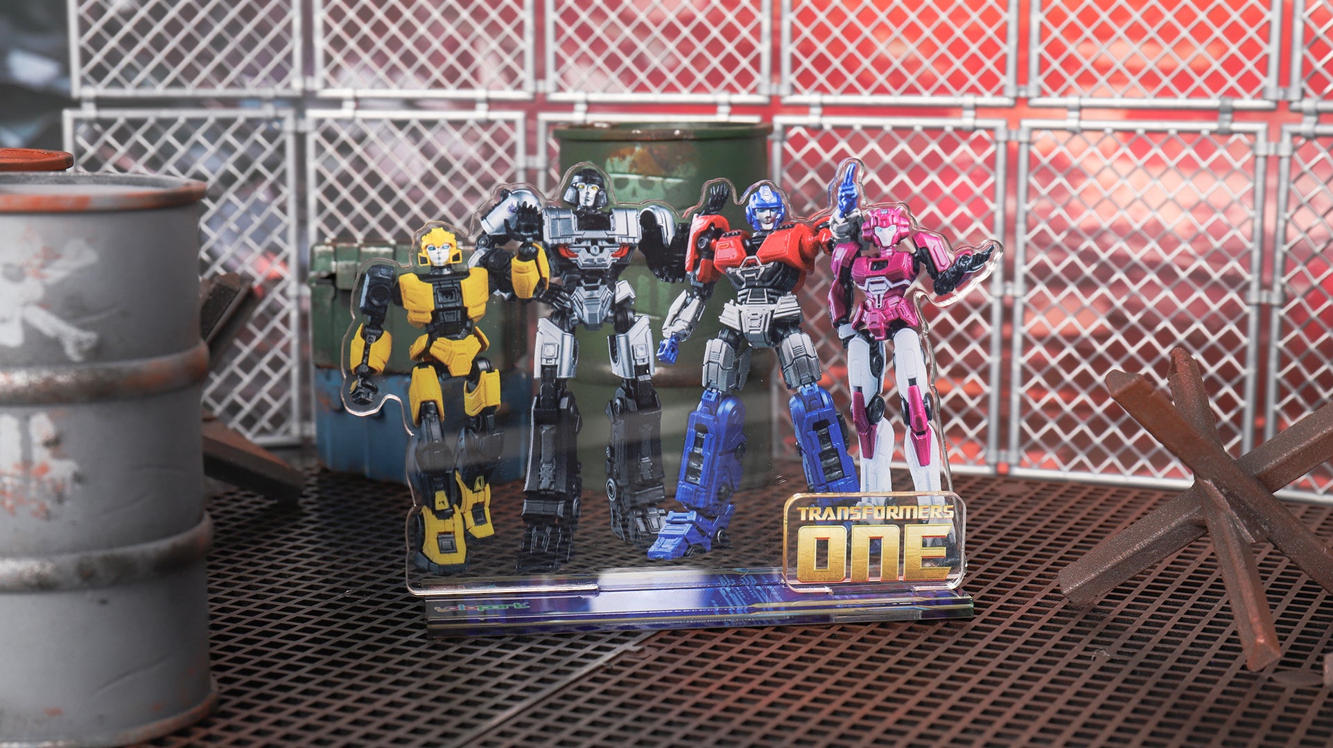 Transformers ONE - Cog-Less Mode 4-Pack Pre-assembled Toy - AMK Series (Optimus Prime, Megatron, Elita-1, Bumblebee)