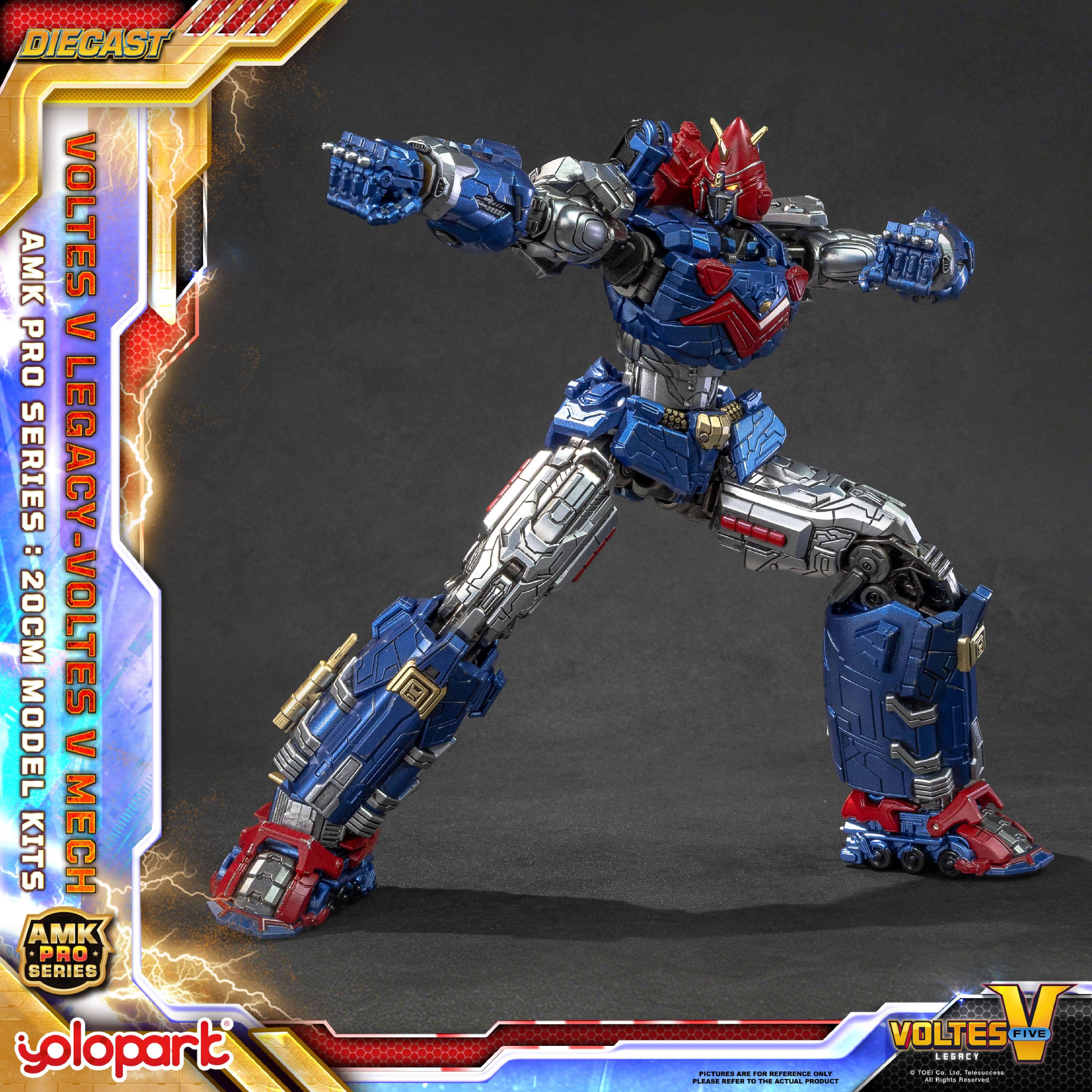 Voltes V: Legacy - 20cm Voltes V Mech Model Kit - AMK PRO Series