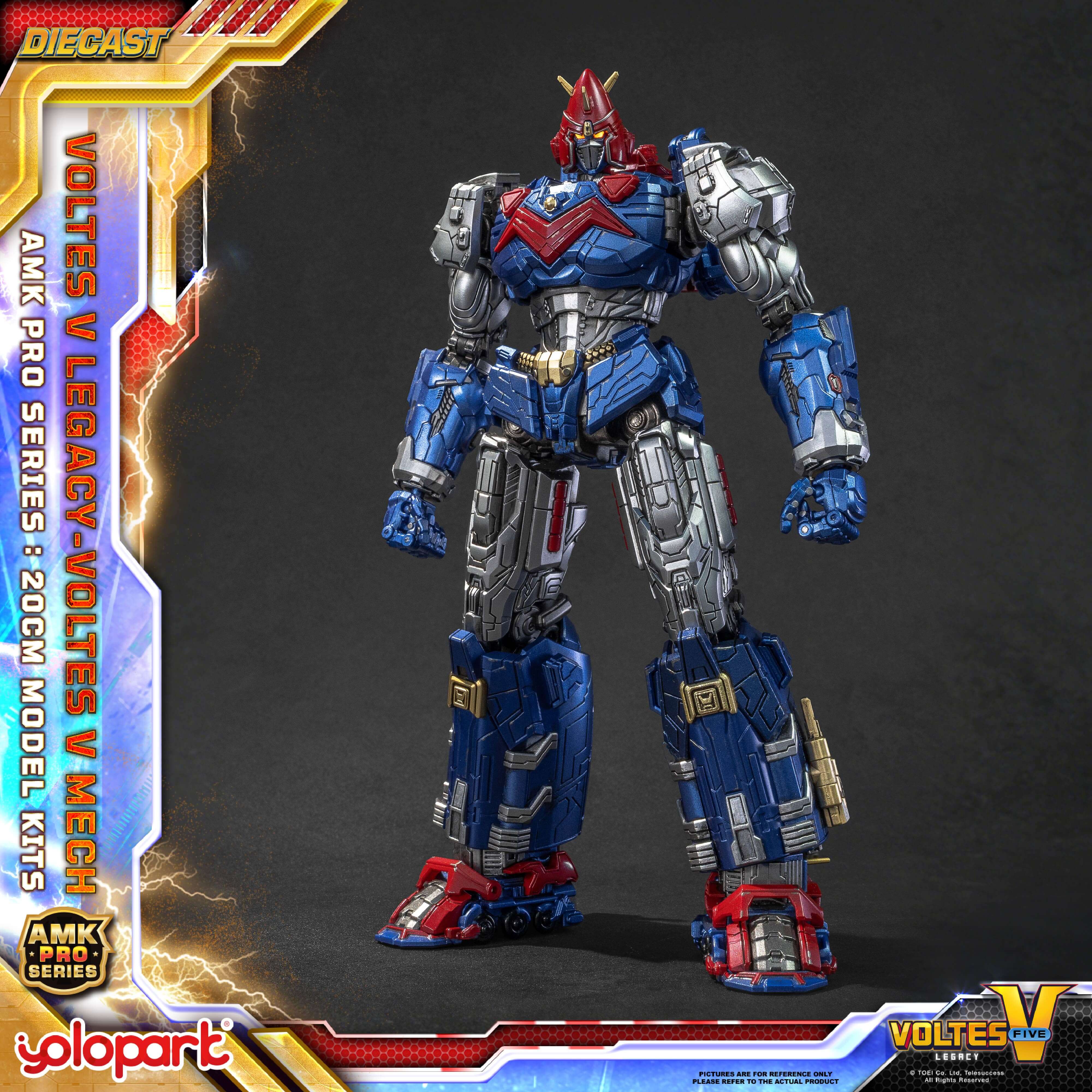 Voltes V: Legacy - 20cm Voltes V Mech Model Kit - AMK PRO Series
