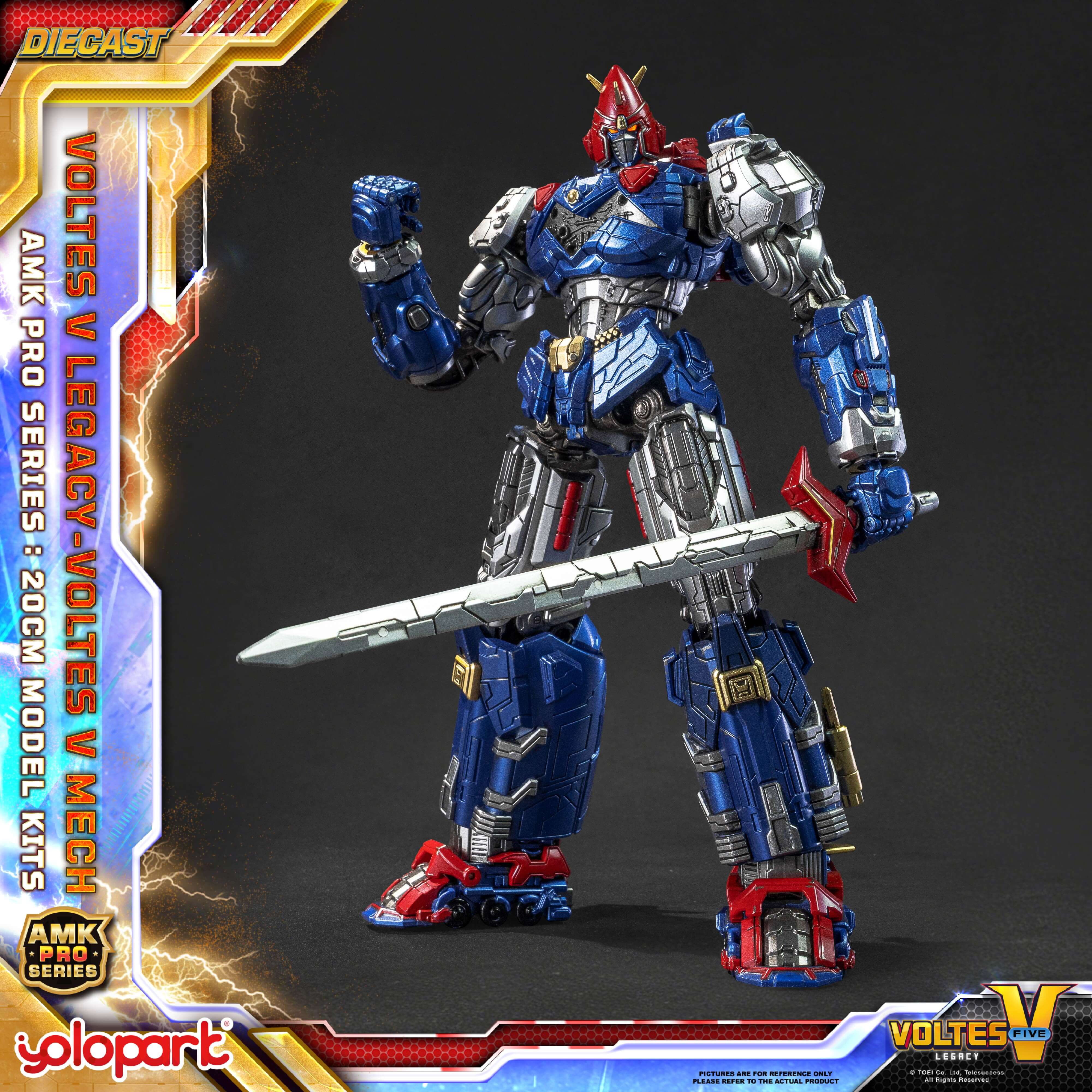 Voltes V: Legacy - 20cm Voltes V Mech Model Kit - AMK PRO Series