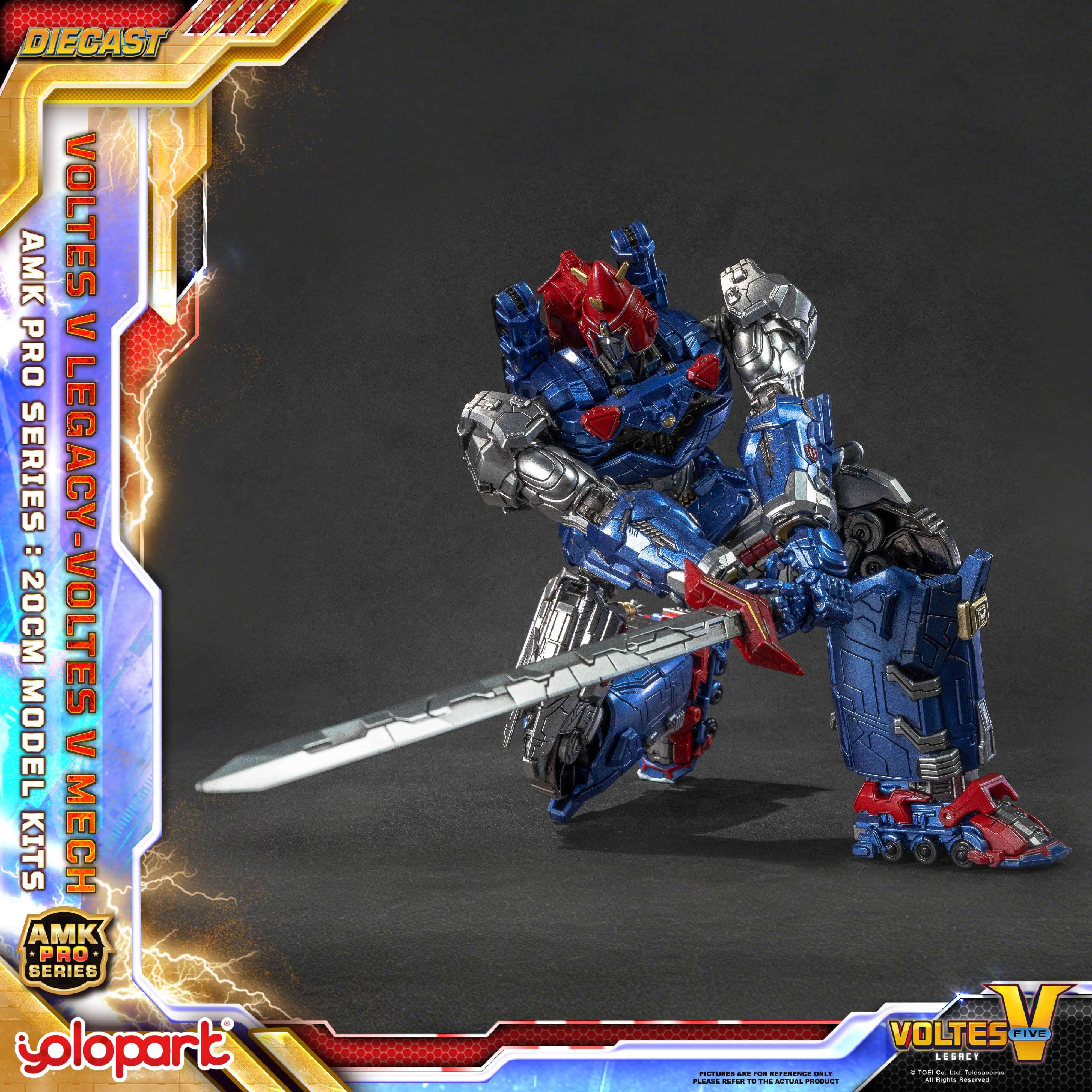 Voltes V: Legacy - 20cm Voltes V Mech Model Kit - AMK PRO Series