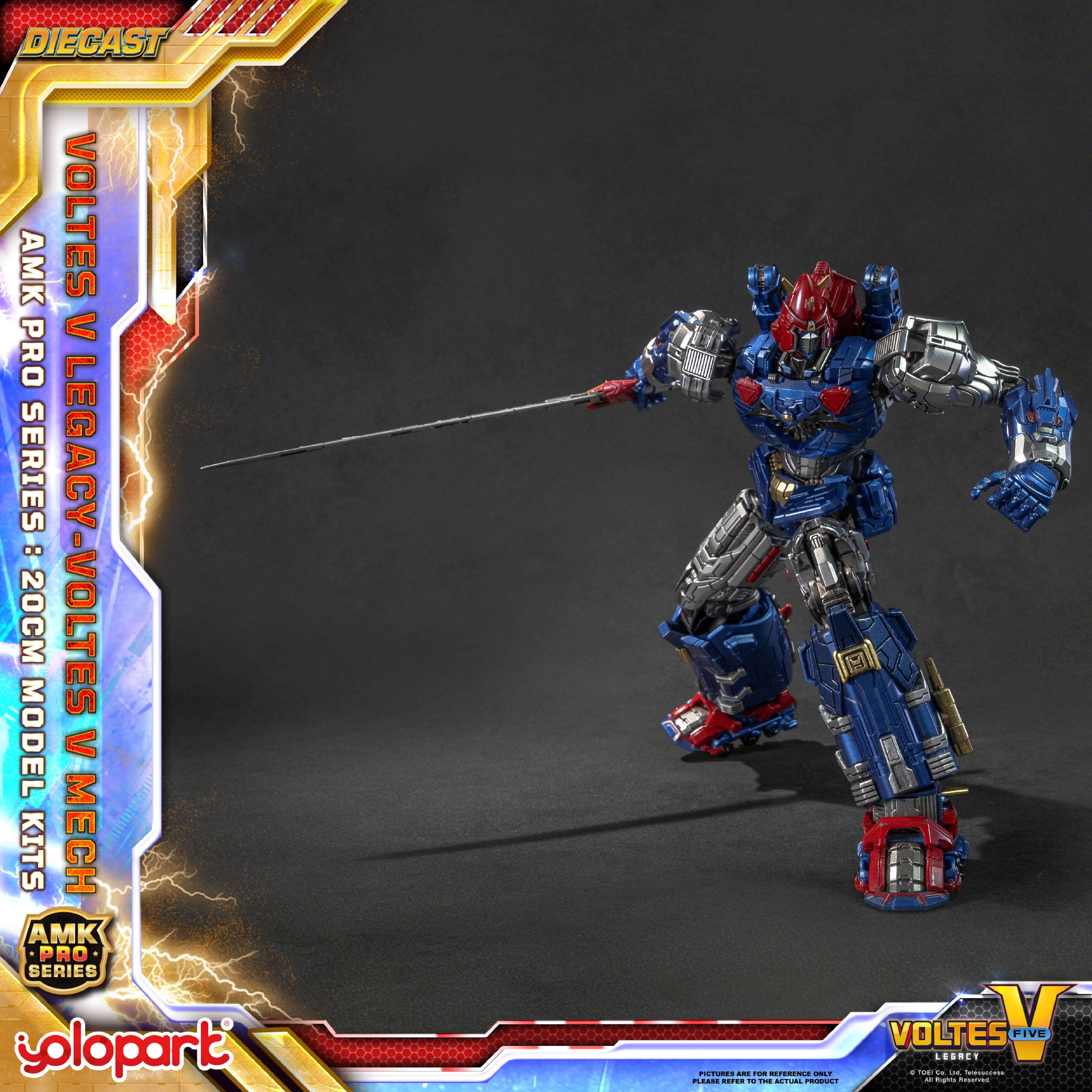 Voltes V: Legacy - 20cm Voltes V Mech Model Kit - AMK PRO Series