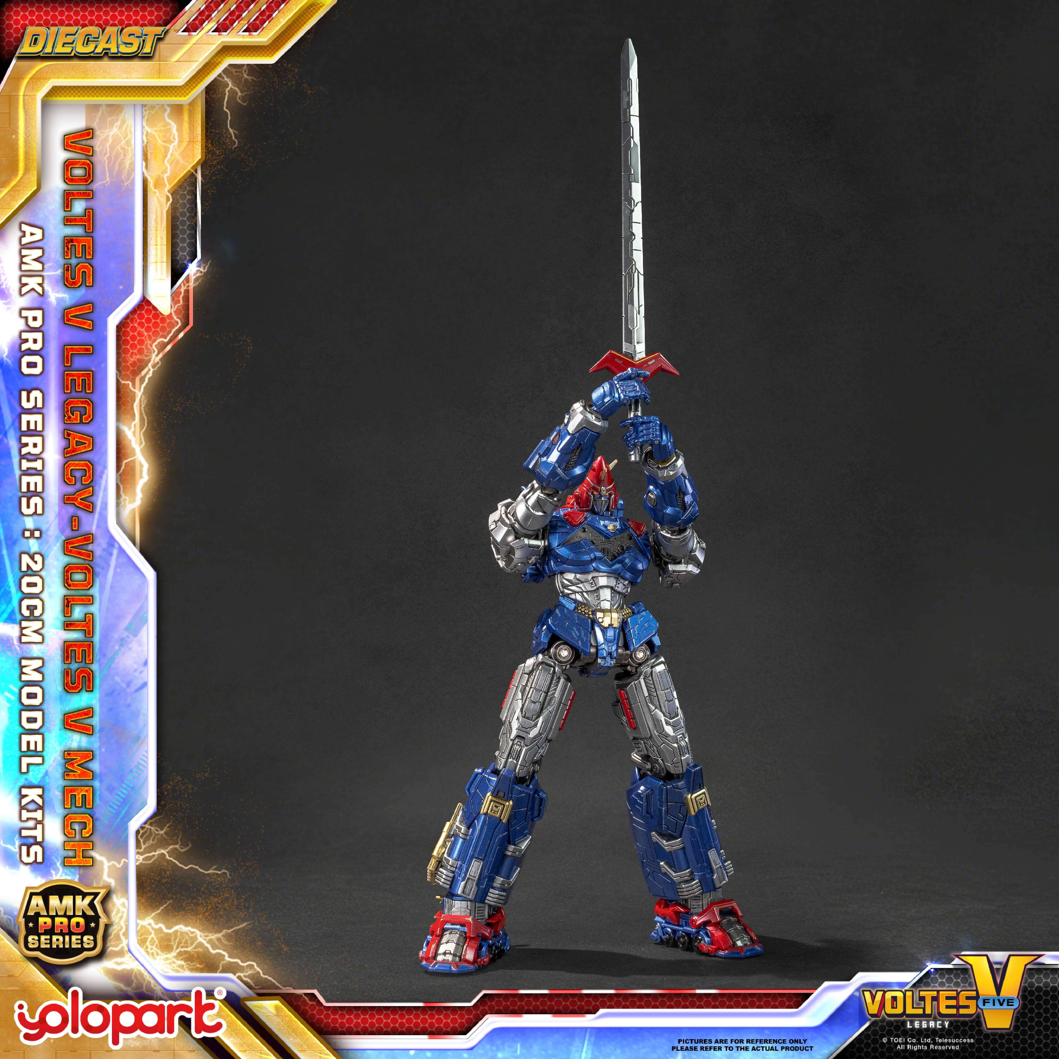 Voltes V: Legacy - 20cm Voltes V Mech Model Kit - AMK PRO Series