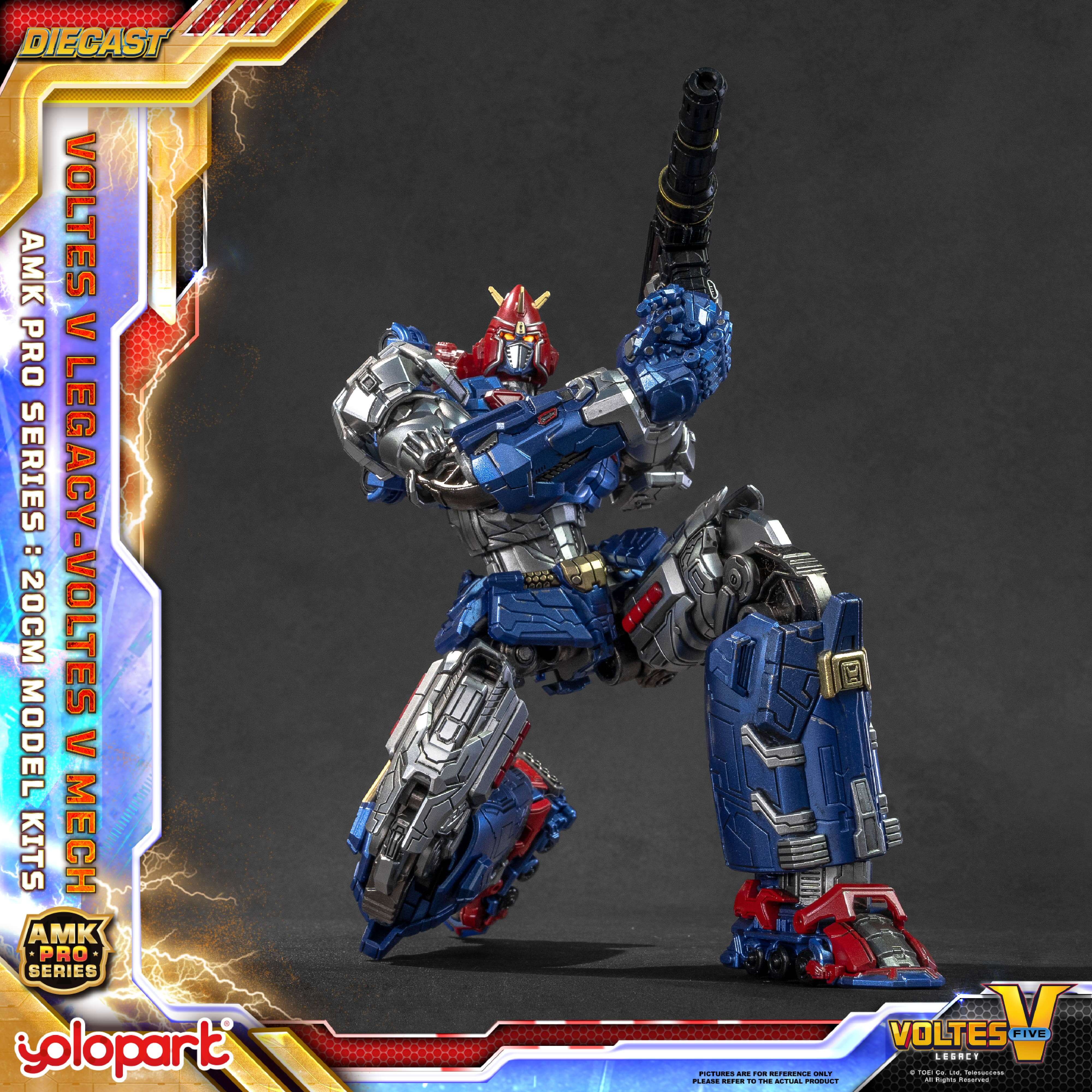 Voltes V: Legacy - 20cm Voltes V Mech Model Kit - AMK PRO Series
