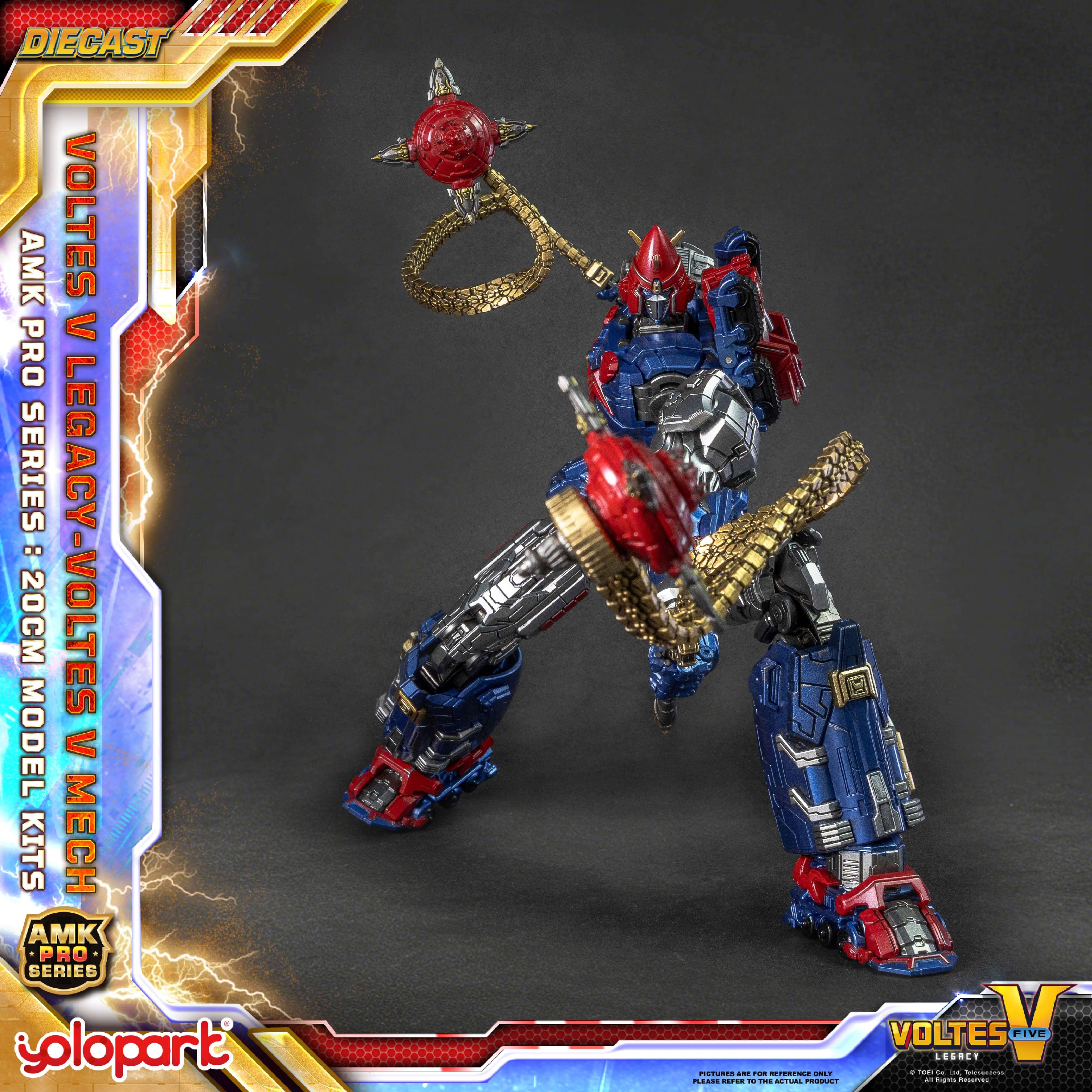 Voltes V: Legacy - 20cm Voltes V Mech Model Kit - AMK PRO Series