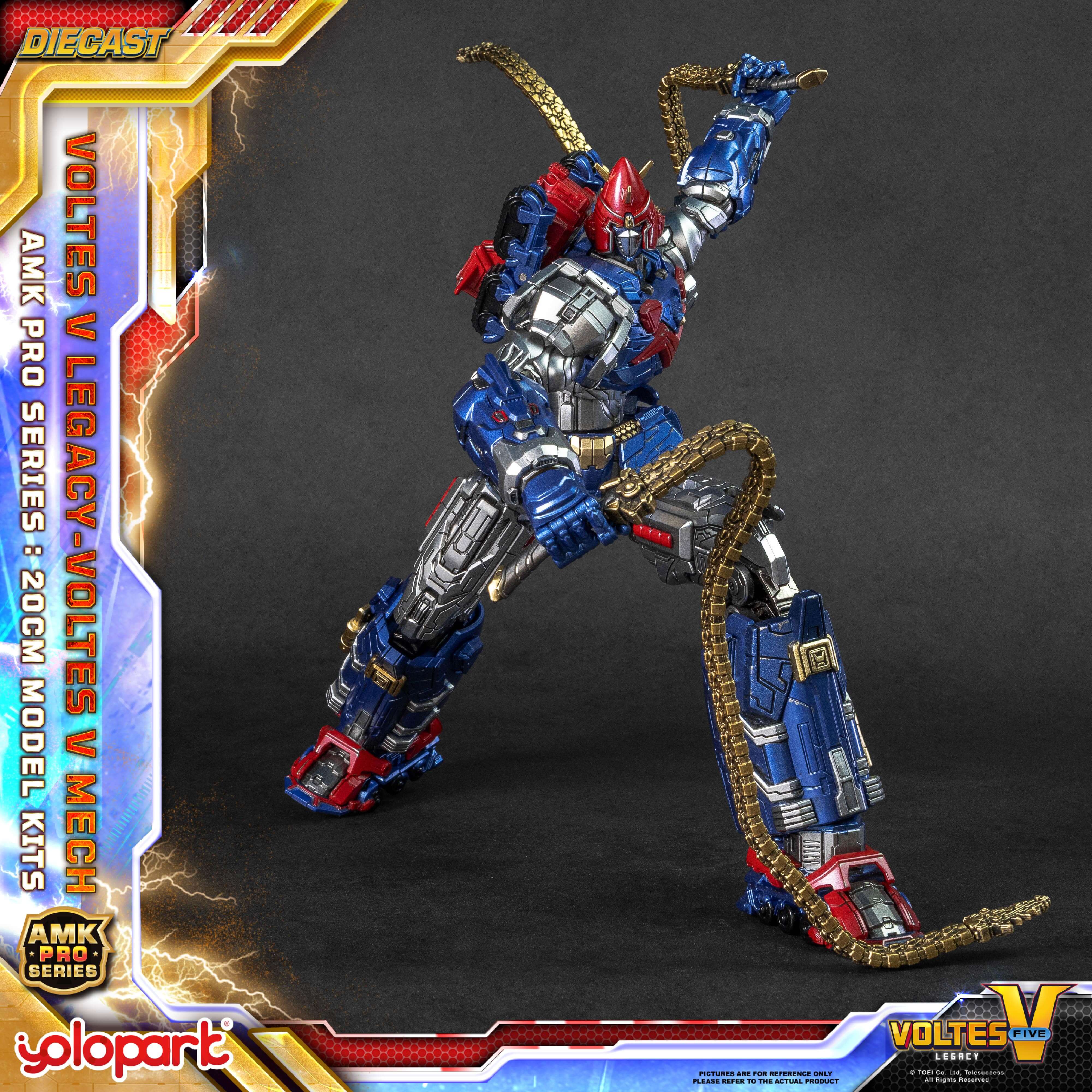 Voltes V: Legacy - 20cm Voltes V Mech Model Kit - AMK PRO Series