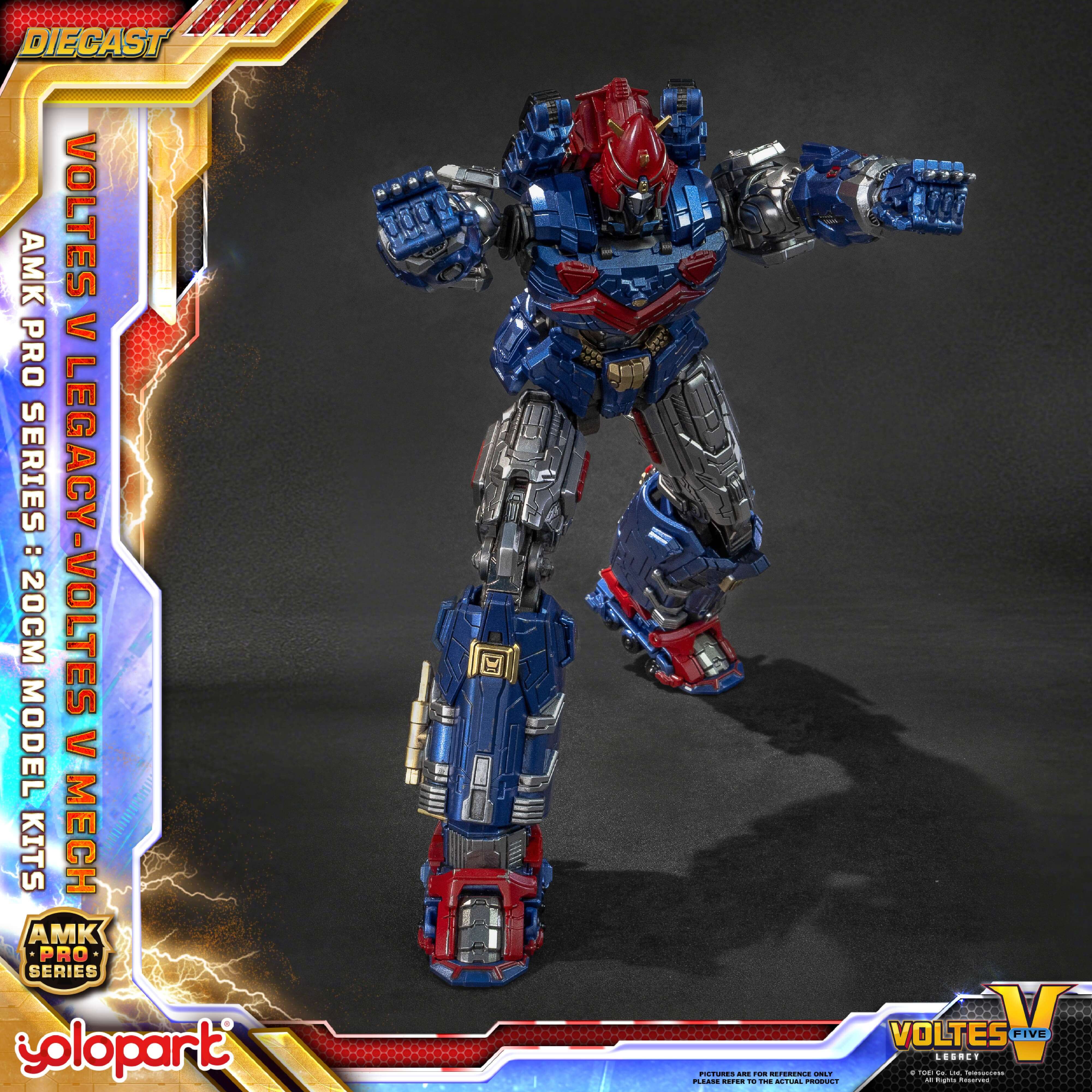 Voltes V: Legacy - 20cm Voltes V Mech Model Kit - AMK PRO Series