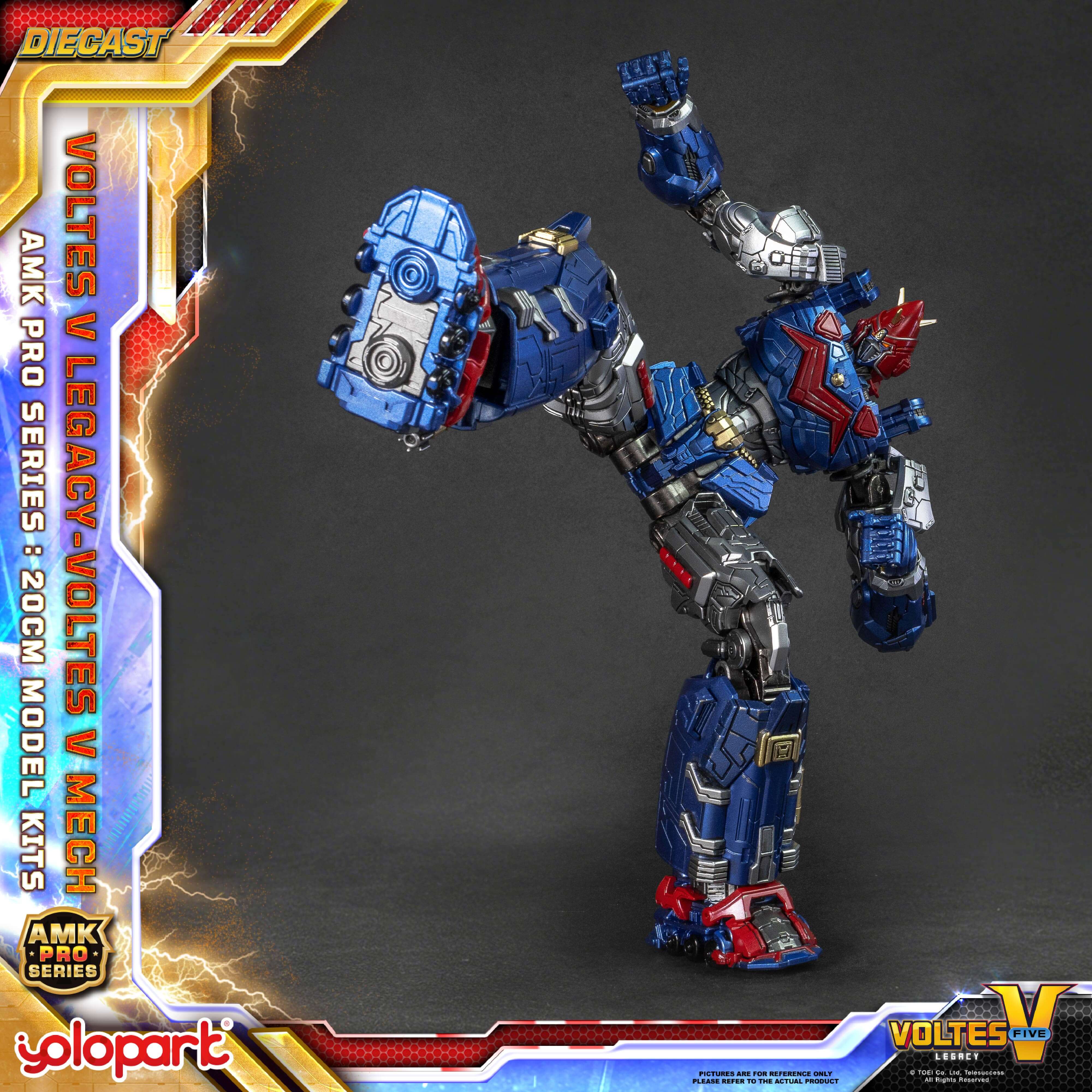 Voltes V: Legacy - 20cm Voltes V Mech Model Kit - AMK PRO Series