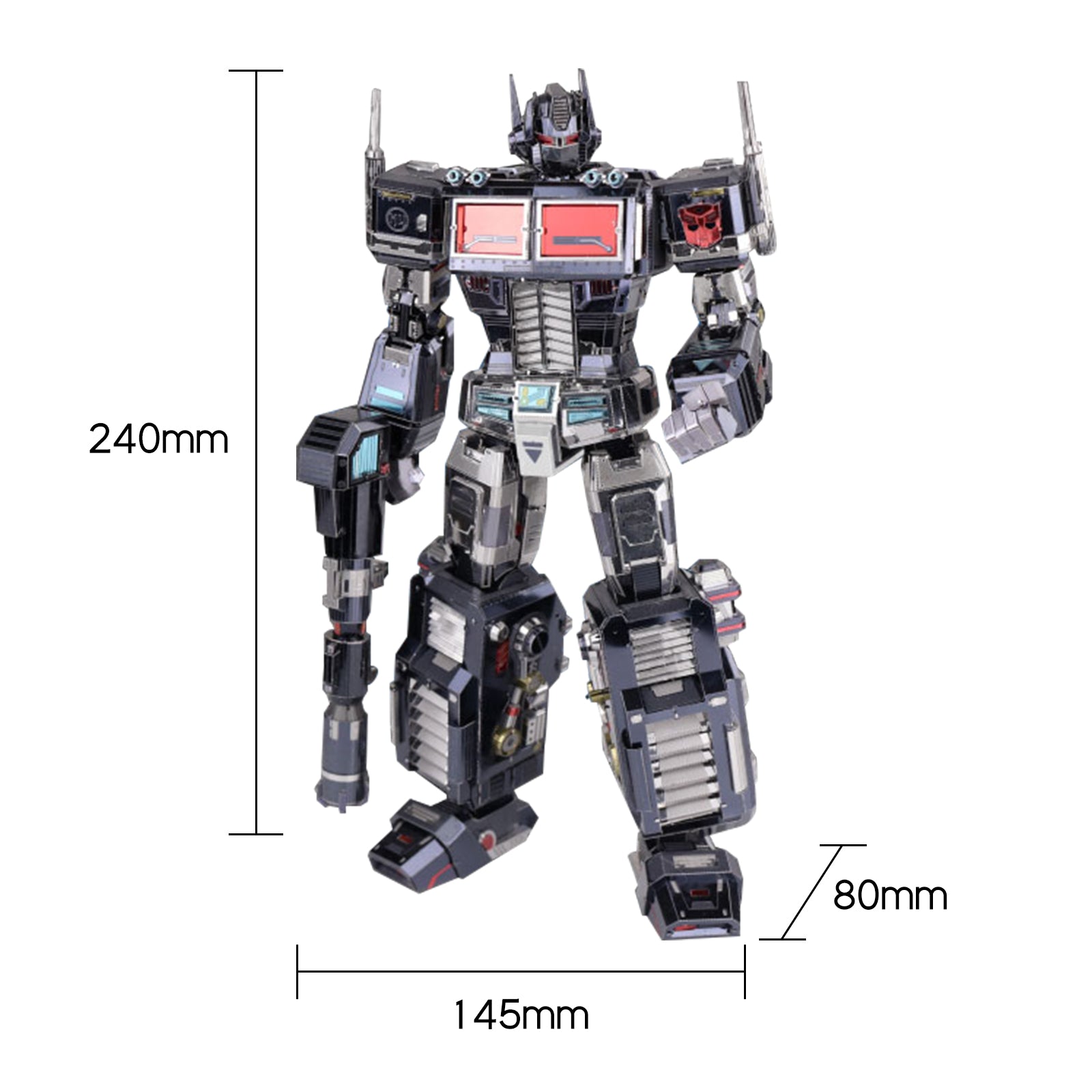 Transformers: Generation 1 - 24cm Nemesis Prime 3D Metal Puzzle Model Kit - Yolopark