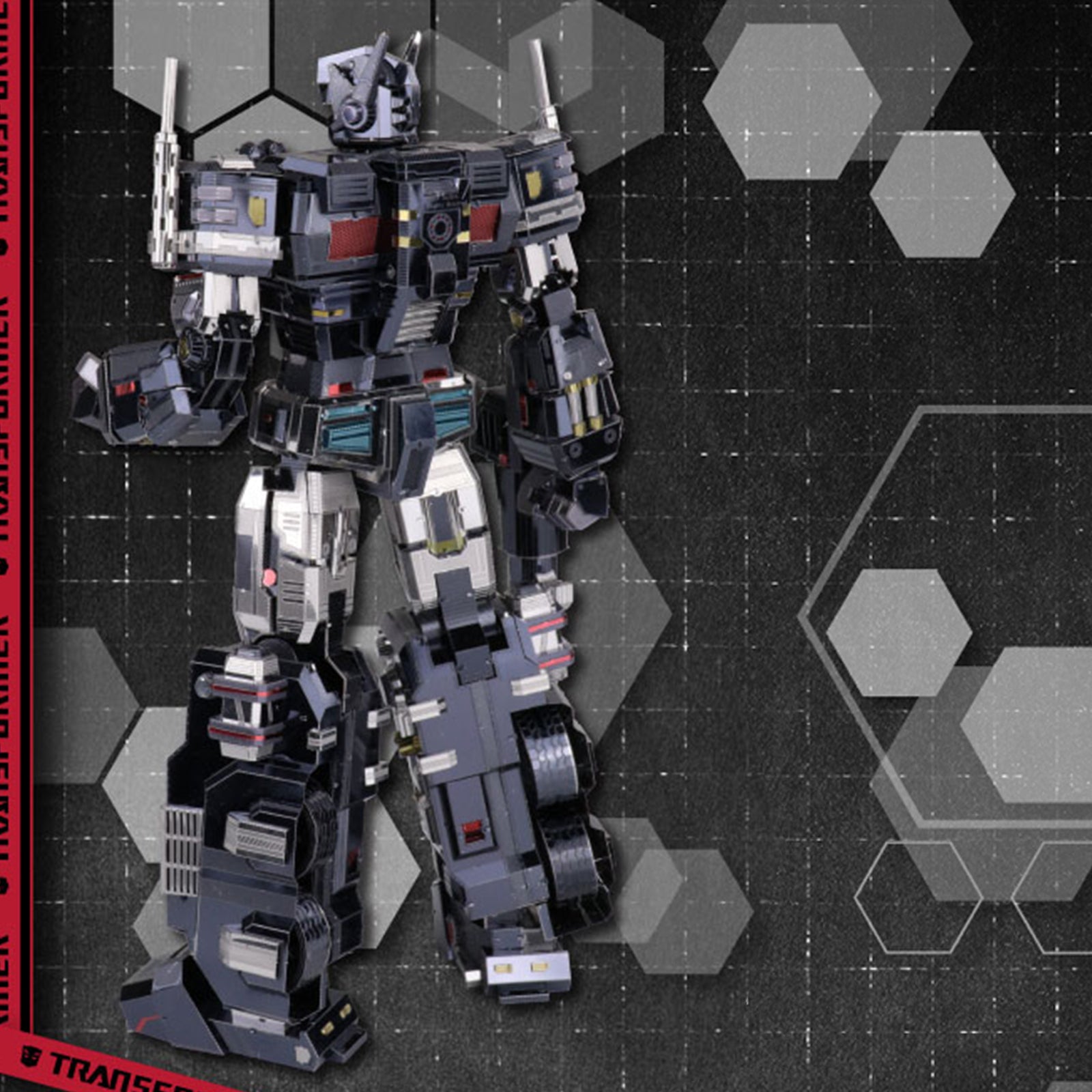 Transformers: Generation 1 - 24cm Nemesis Prime 3D Metal Puzzle Model Kit - Yolopark