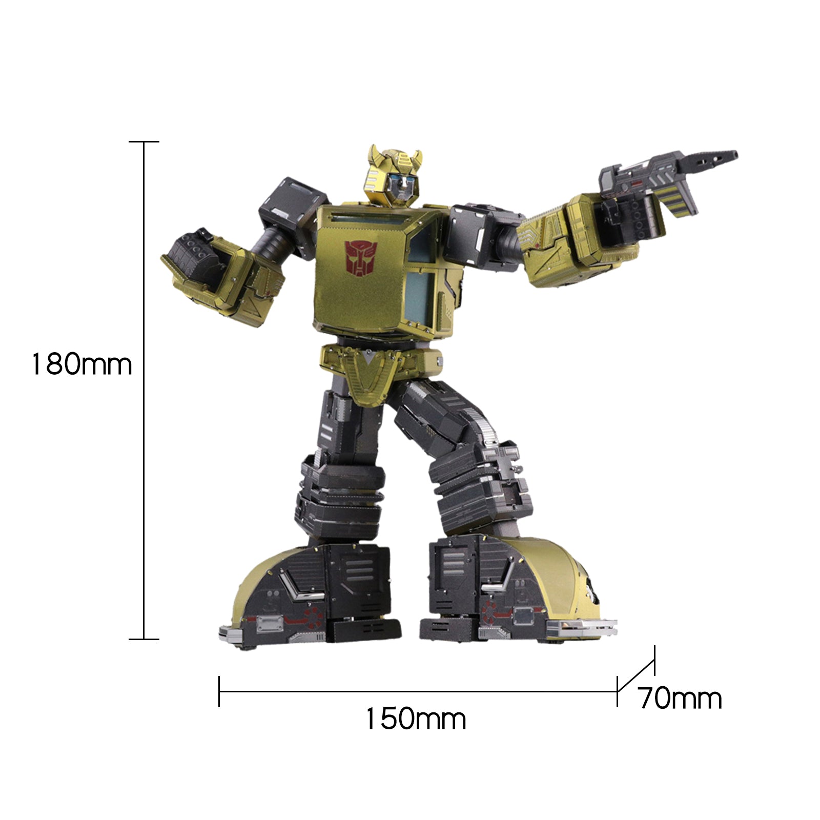 Transformers: Generation 1 - 18cm Bumblebee 3D Metal Puzzle Model Kit