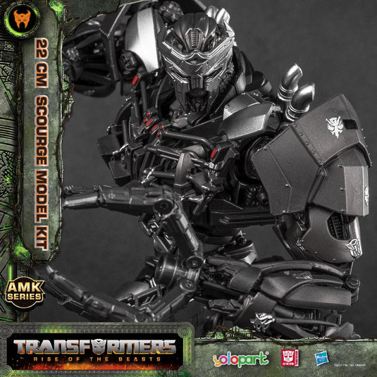 Hasbro Collaborative YOLOPARK Transformers：Rise Of The Beasts Scourge 22CM  Anime Action Figures Assembly Model Collection Toy