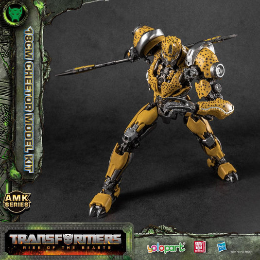 Hasbro & Yolopark Transformers: Rise of The Beasts Scourge /ramhorn  /cheetor Amk Series Model Kit 20Cm