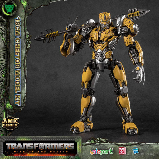 Hasbro & Yolopark Transformers: Rise of The Beasts Scourge /ramhorn  /cheetor Amk Series Model Kit 20Cm