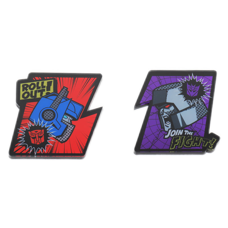 Transformers G1 Optimus Prime & Megatron Acrylic Magnets Set (2pcs)