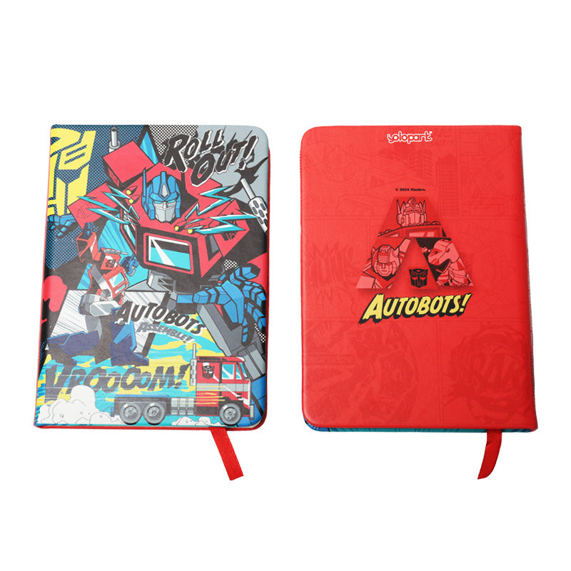 Transformers G1 Optimus Prime A6 Leather Pocket Notebook