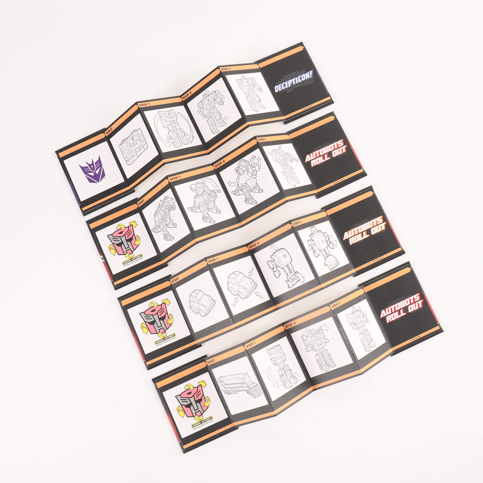 Transformers G1 Character Folding Book Fridge Magnet