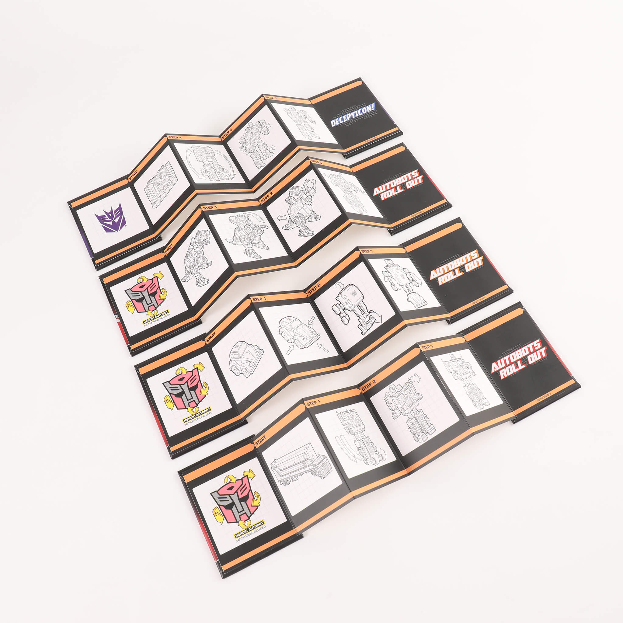 Transformers G1 Character Folding Book Fridge Magnet