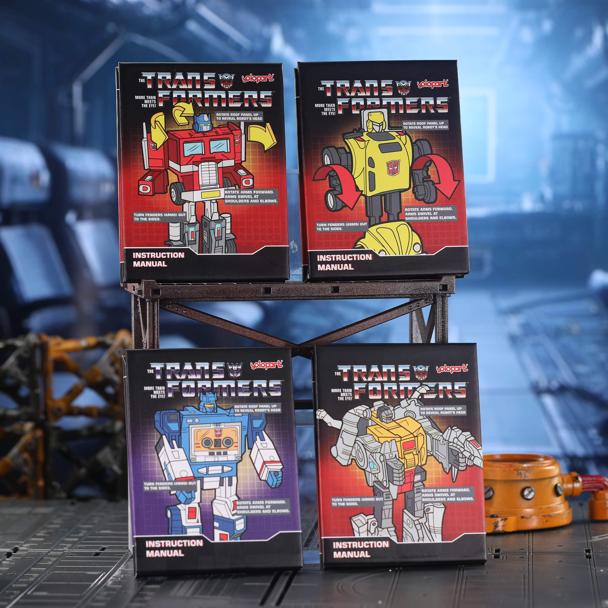 Transformers G1 Character Folding Book Fridge Magnet