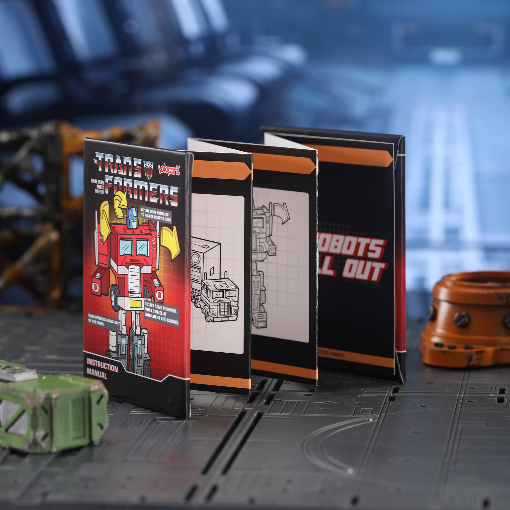Transformers G1 Character Folding Book Fridge Magnet