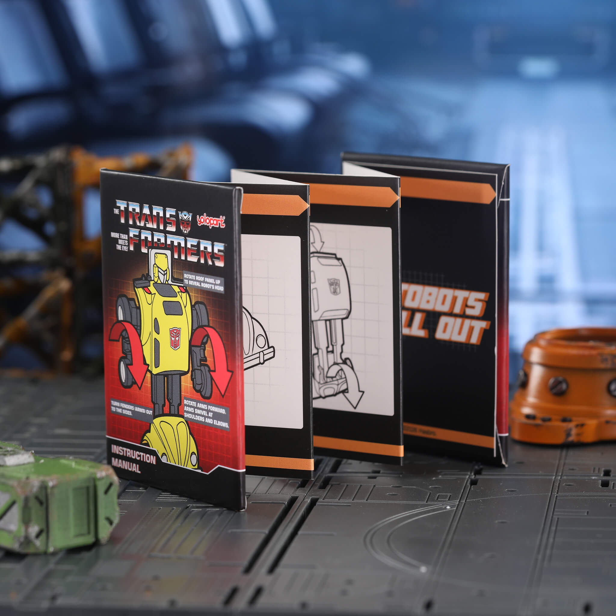 Transformers G1 Character Folding Book Fridge Magnet