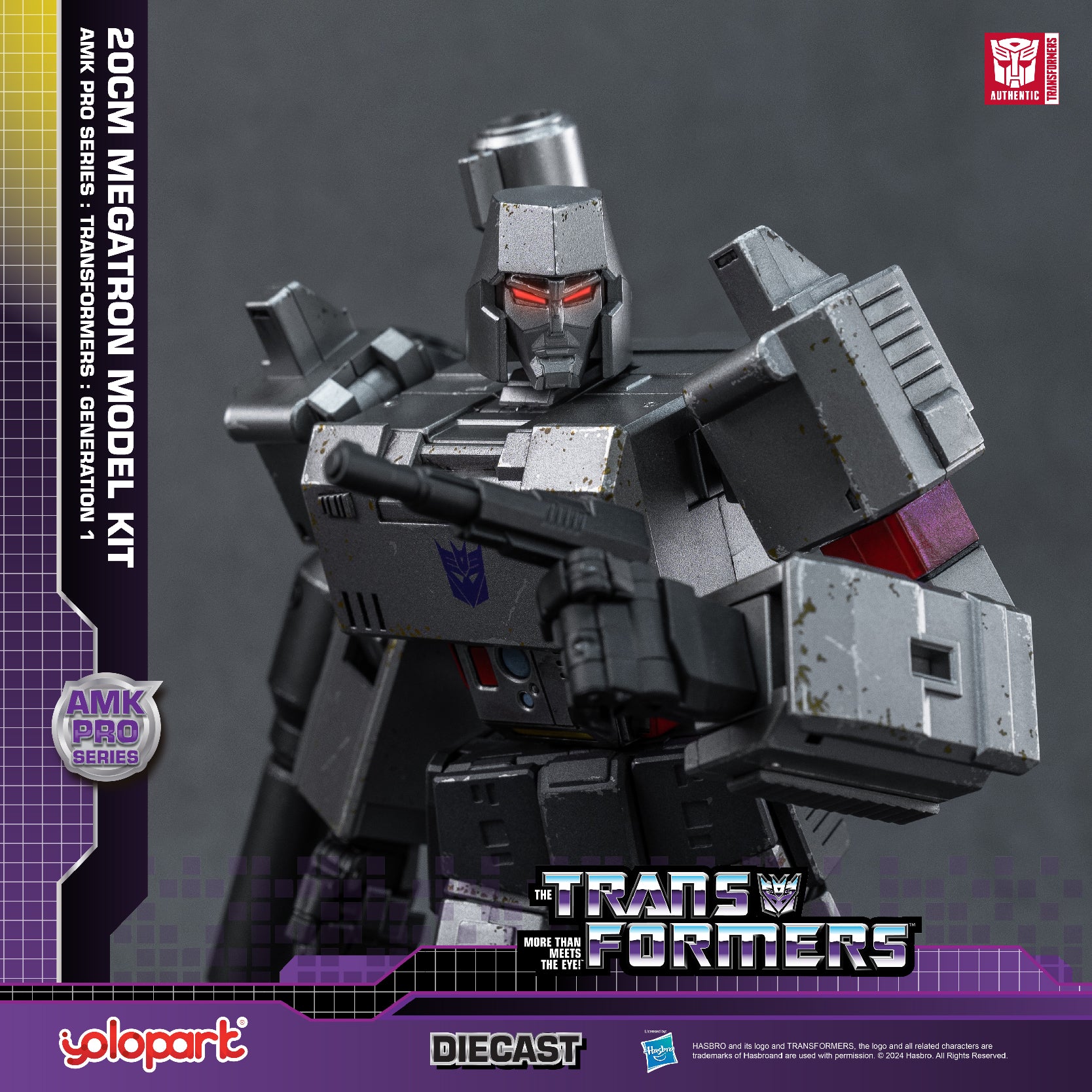 Transformers: Generation 1 - 20cm Megatron Model Kit - AMK PRO Series