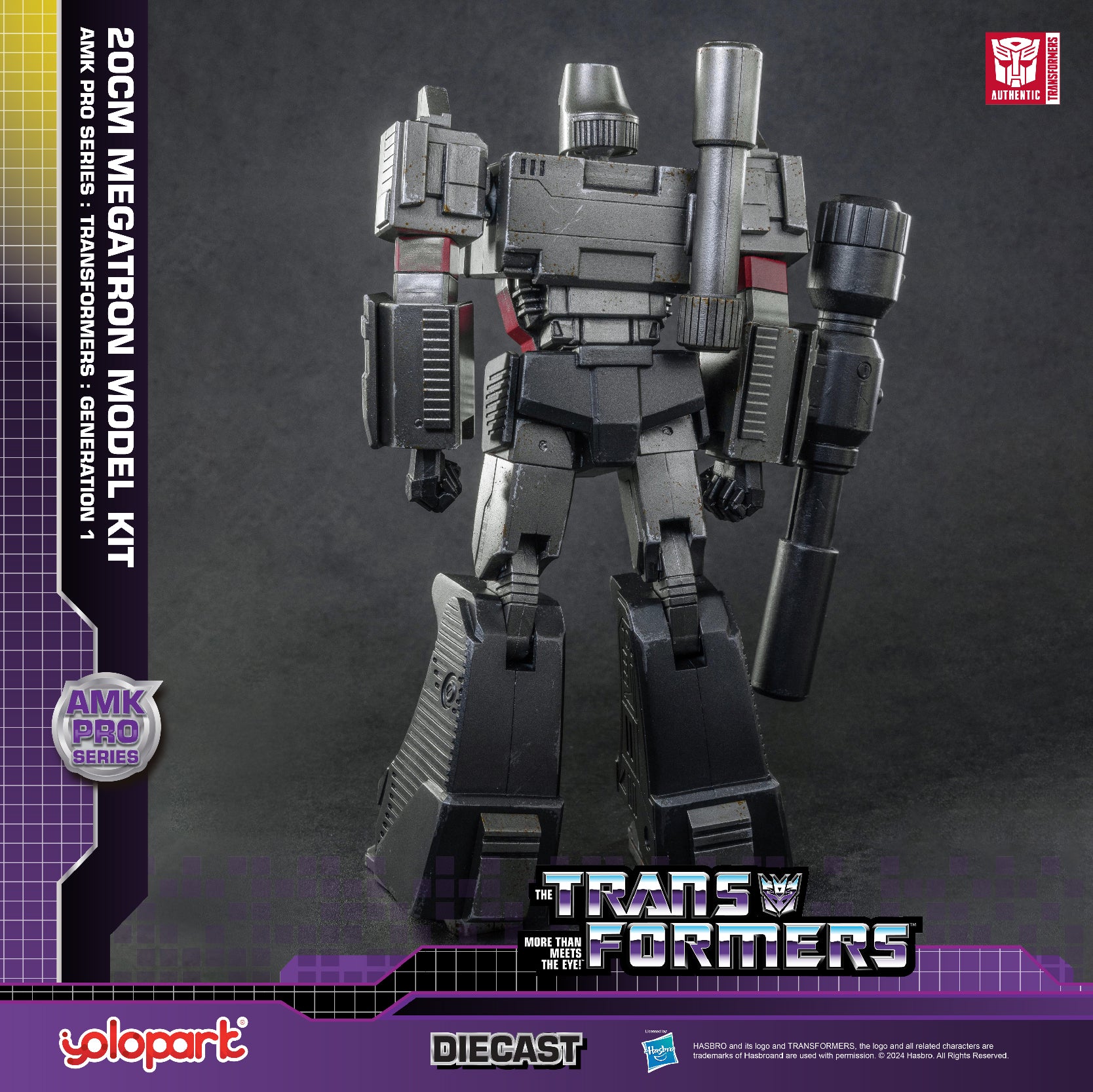 Transformers: Generation 1 - 20cm Megatron Model Kit - AMK PRO Series