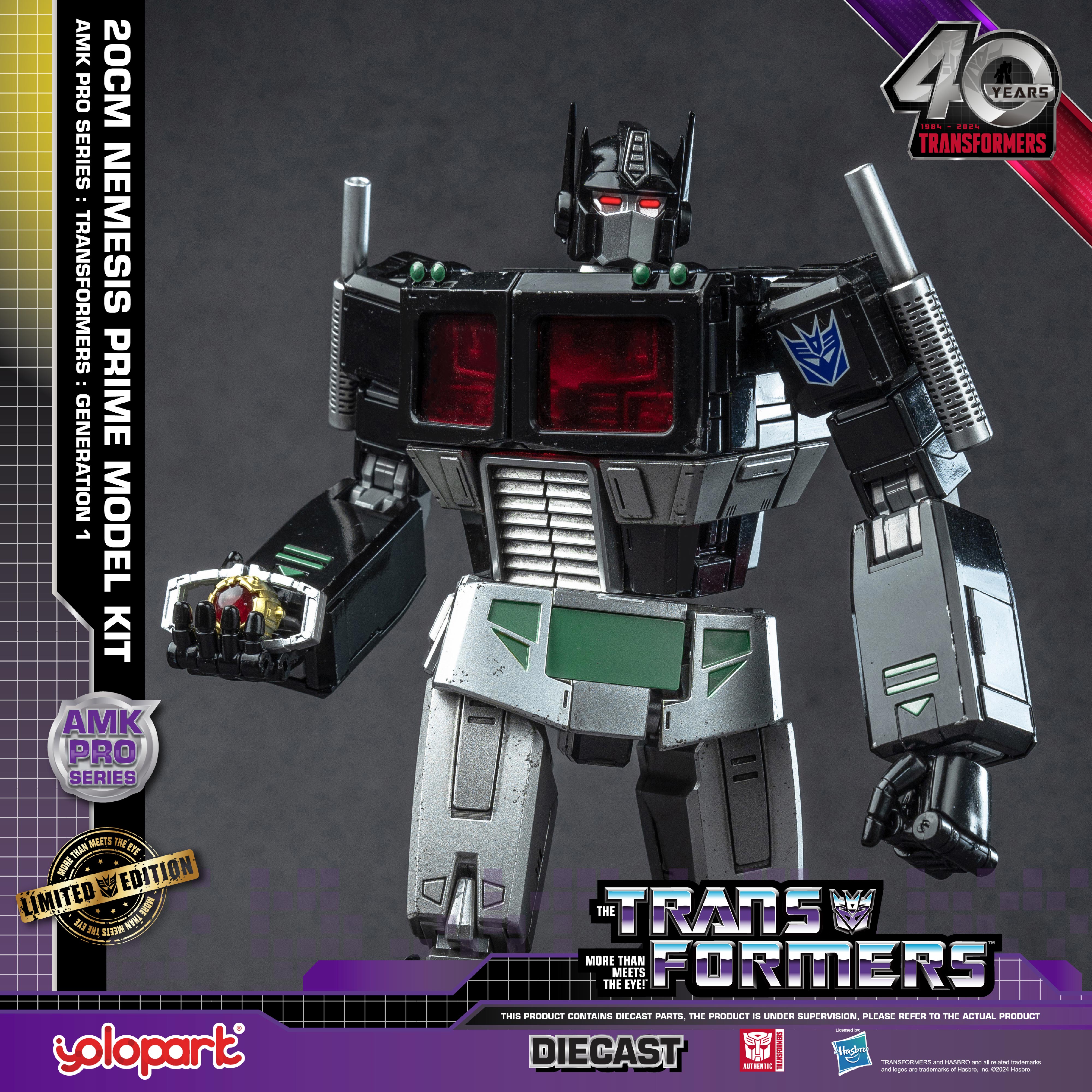 Transformers: Generation 1 - 20cm Nemesis Prime Model Kit - AMK PRO Series