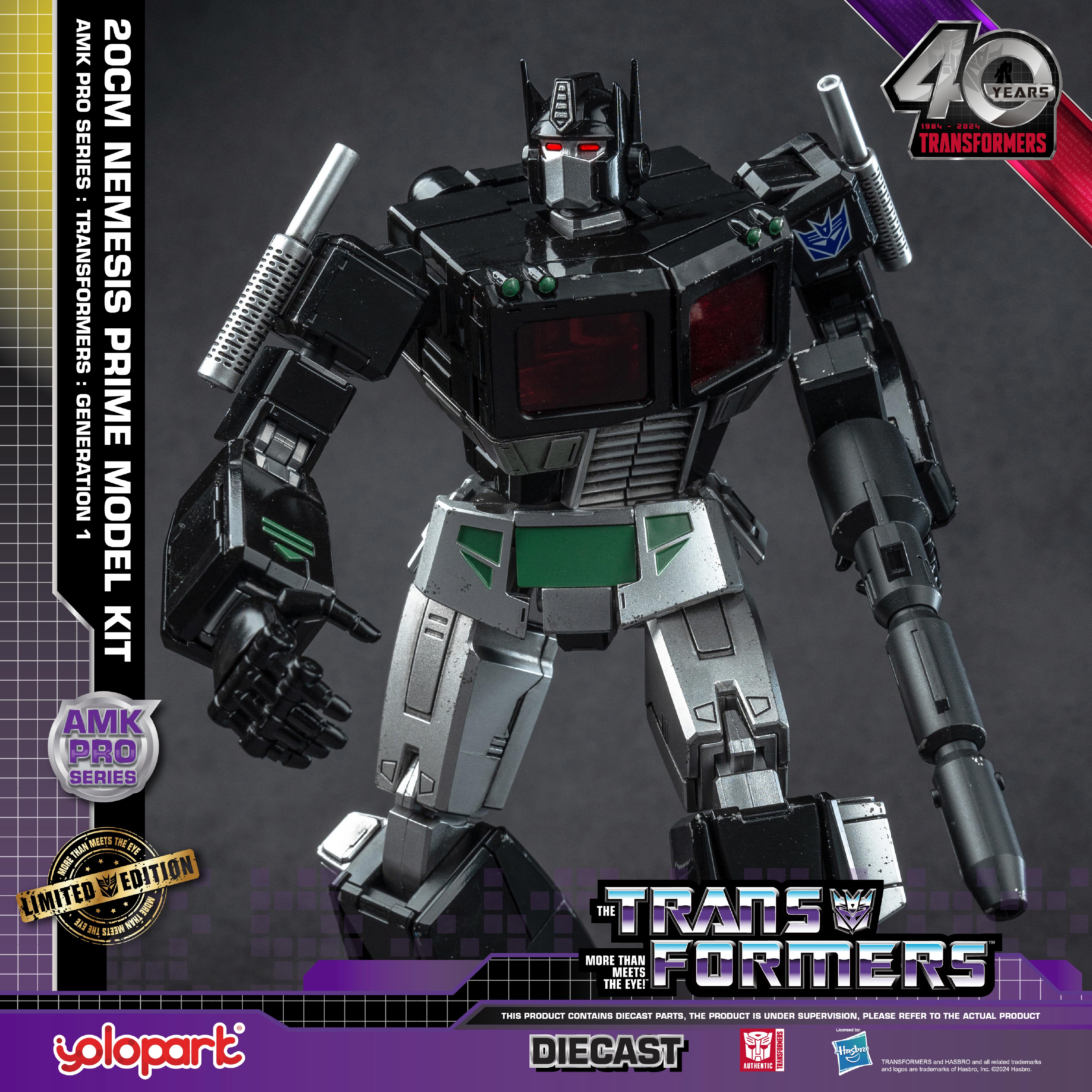Transformers: Generation 1 - 20cm Nemesis Prime Model Kit - AMK PRO Series
