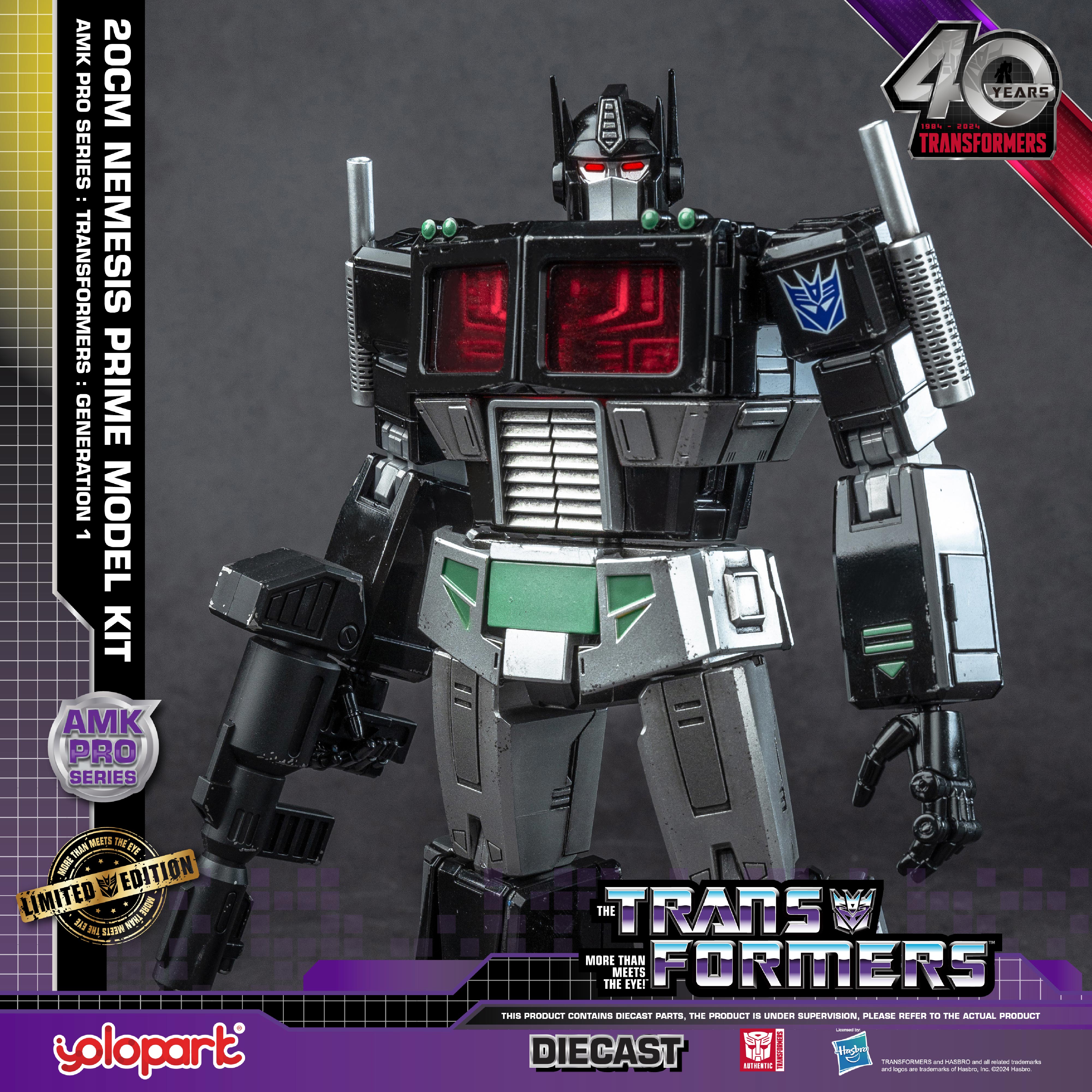 Transformers: Generation 1 - 20cm Nemesis Prime Model Kit - AMK PRO Series