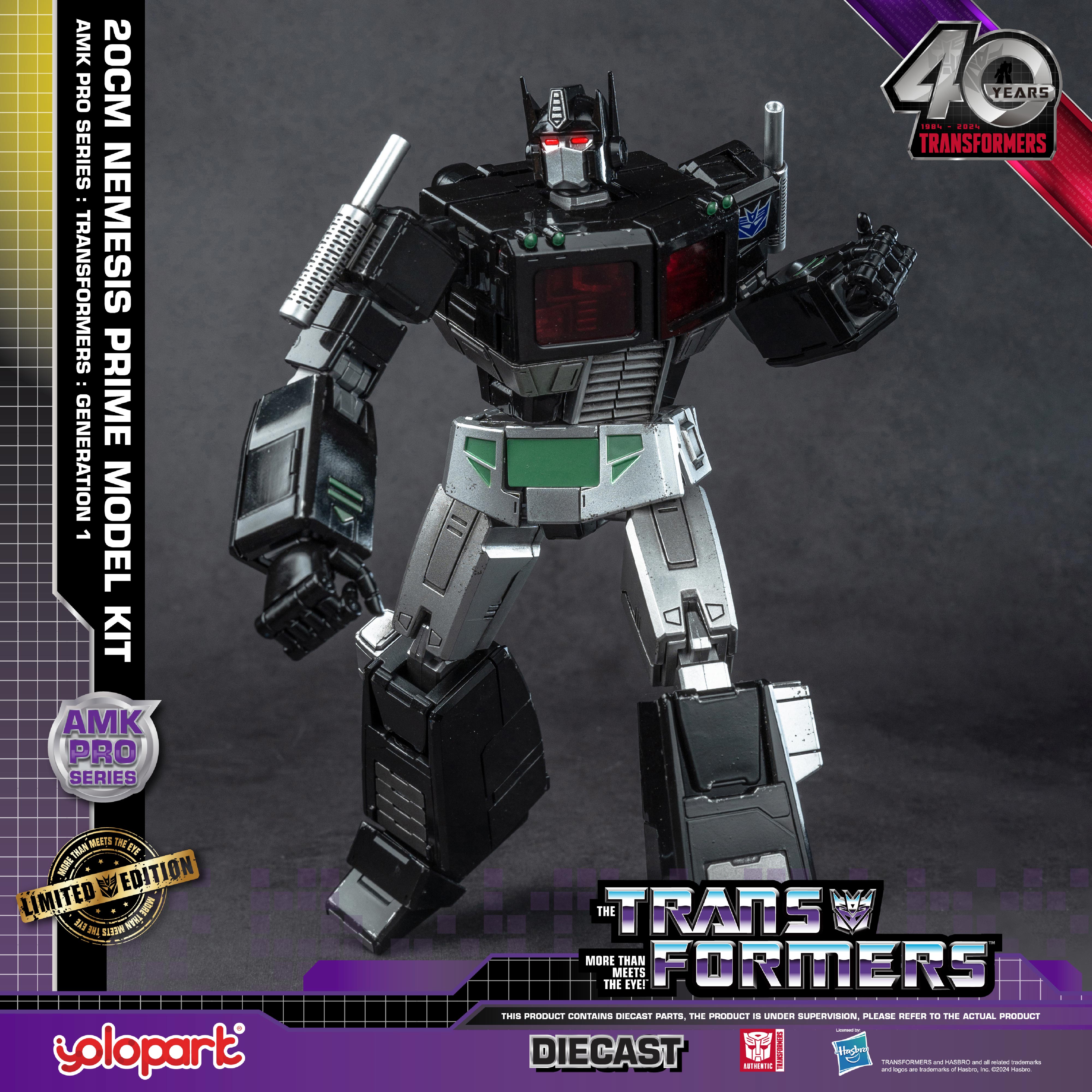 Transformers: Generation 1 - 20cm Nemesis Prime Model Kit - AMK PRO Series