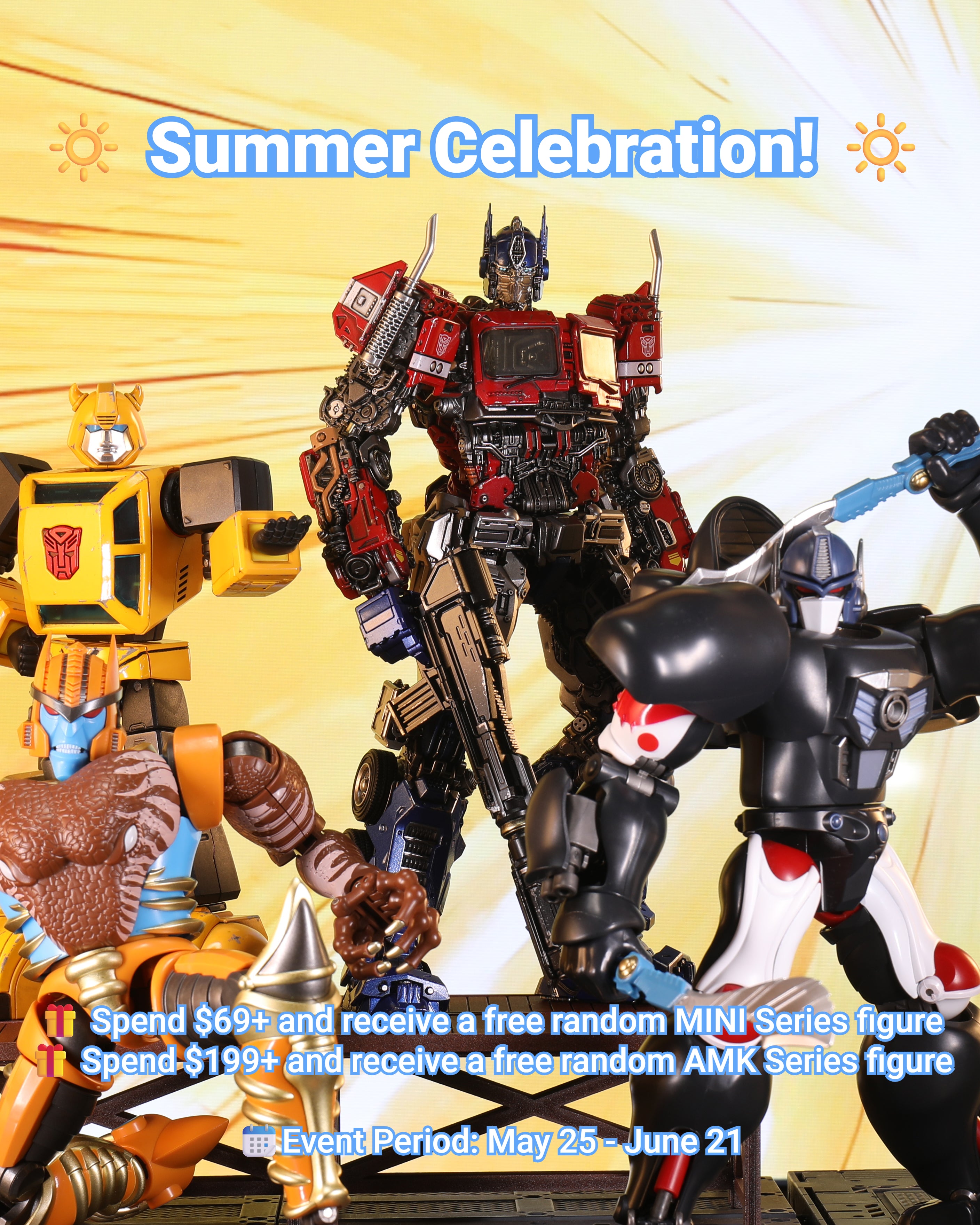 Pre-Assembled Transformers Kits & Toys | Yolopark