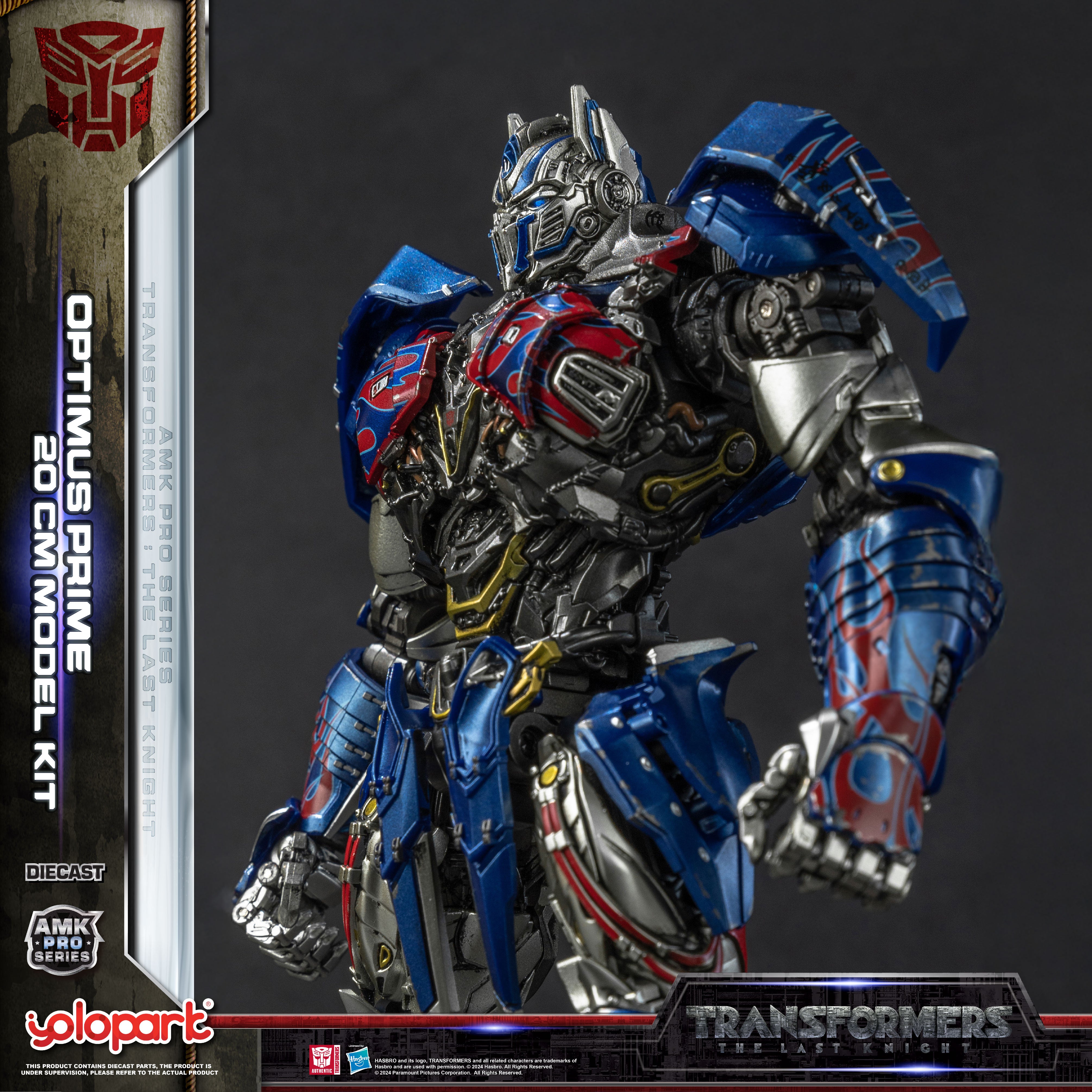 Transformers The Last Knight - 20cm Optimus Prime Model Kit - AMK PRO Series